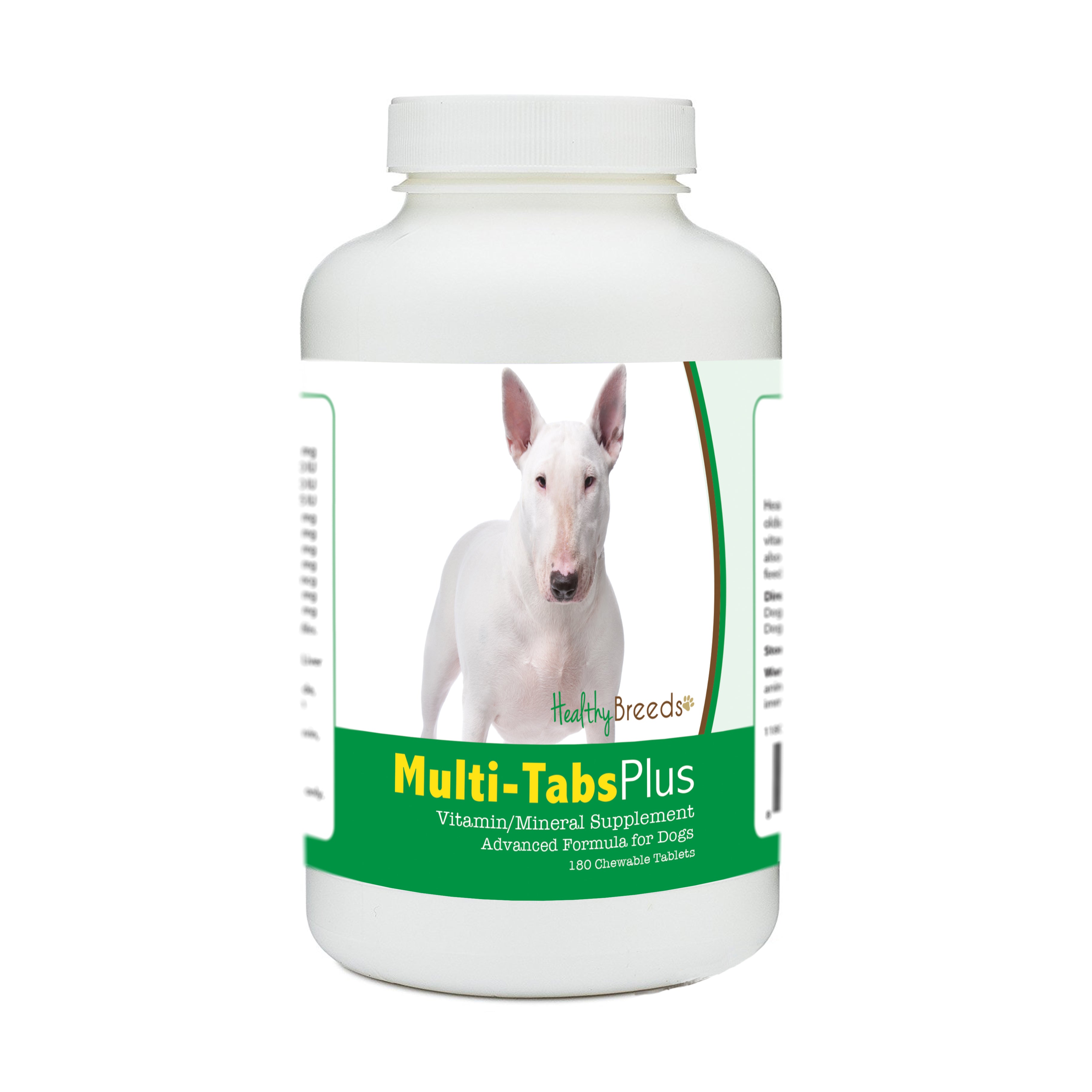 Bull Terrier Multi-Tabs Plus Chewable Tablets 180 Count