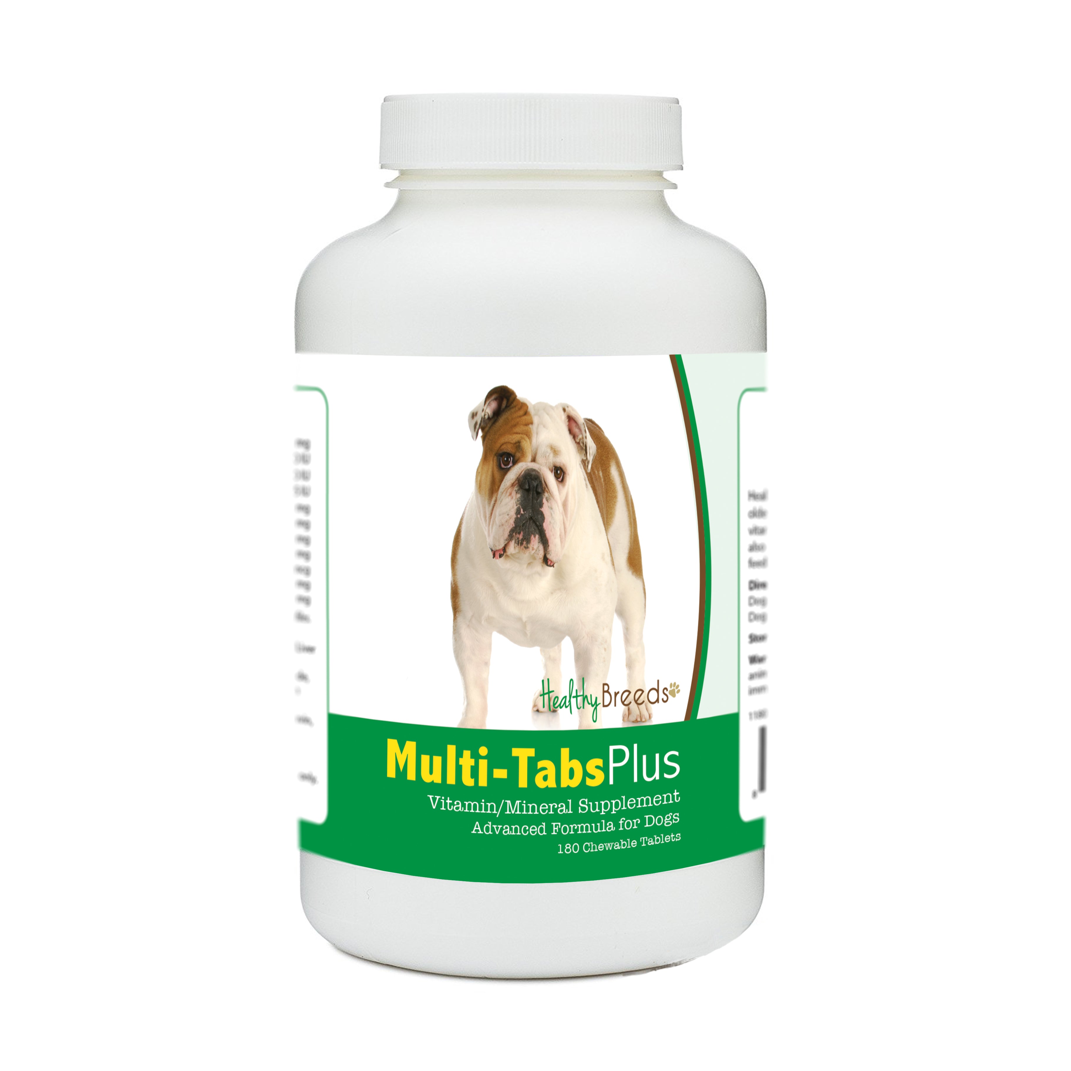 Bulldog Multi-Tabs Plus Chewable Tablets 180 Count
