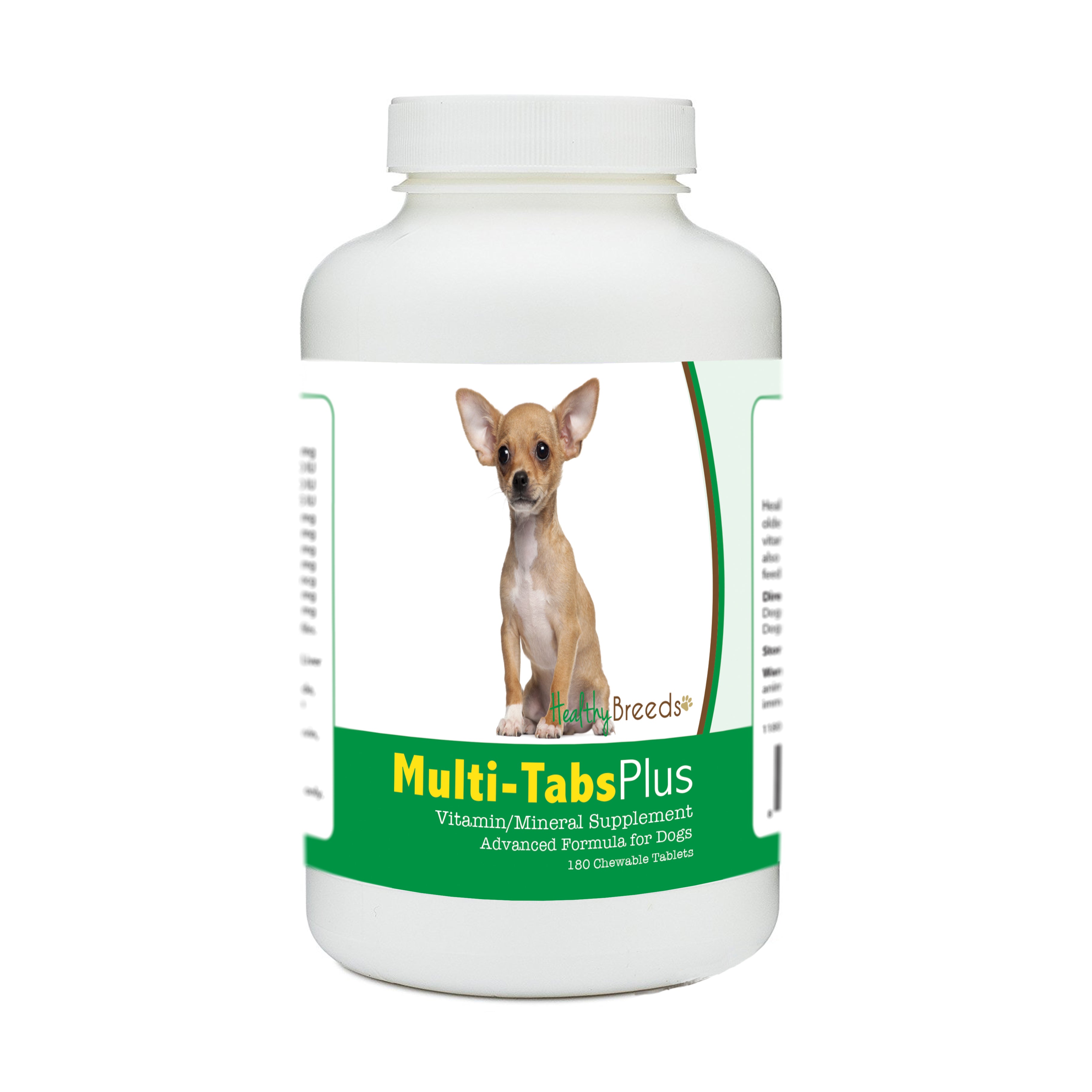 Chihuahua Multi-Tabs Plus Chewable Tablets 180 Count