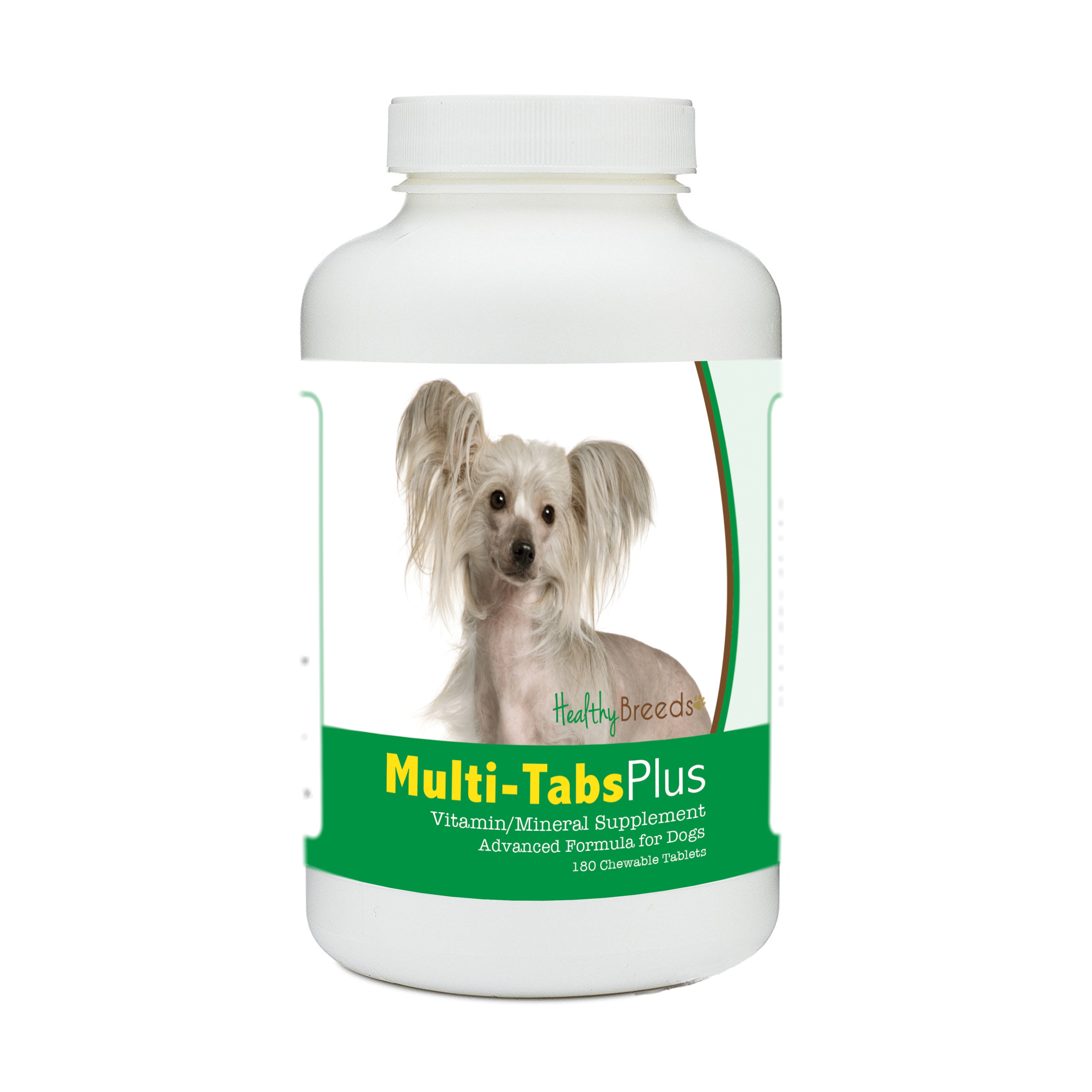 Chinese Crested Multi-Tabs Plus Chewable Tablets 180 Count