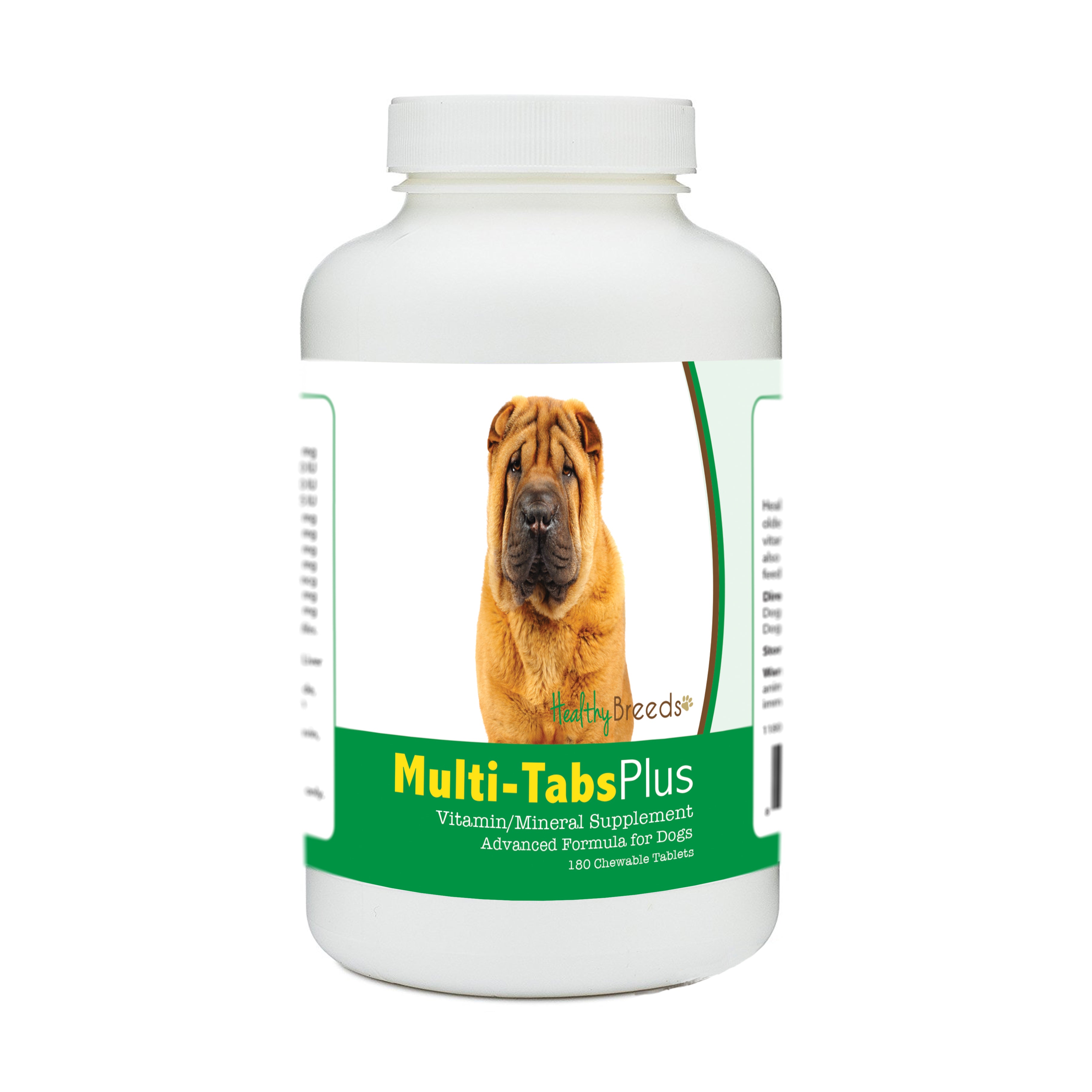 Chinese Shar Pei Multi-Tabs Plus Chewable Tablets 180 Count