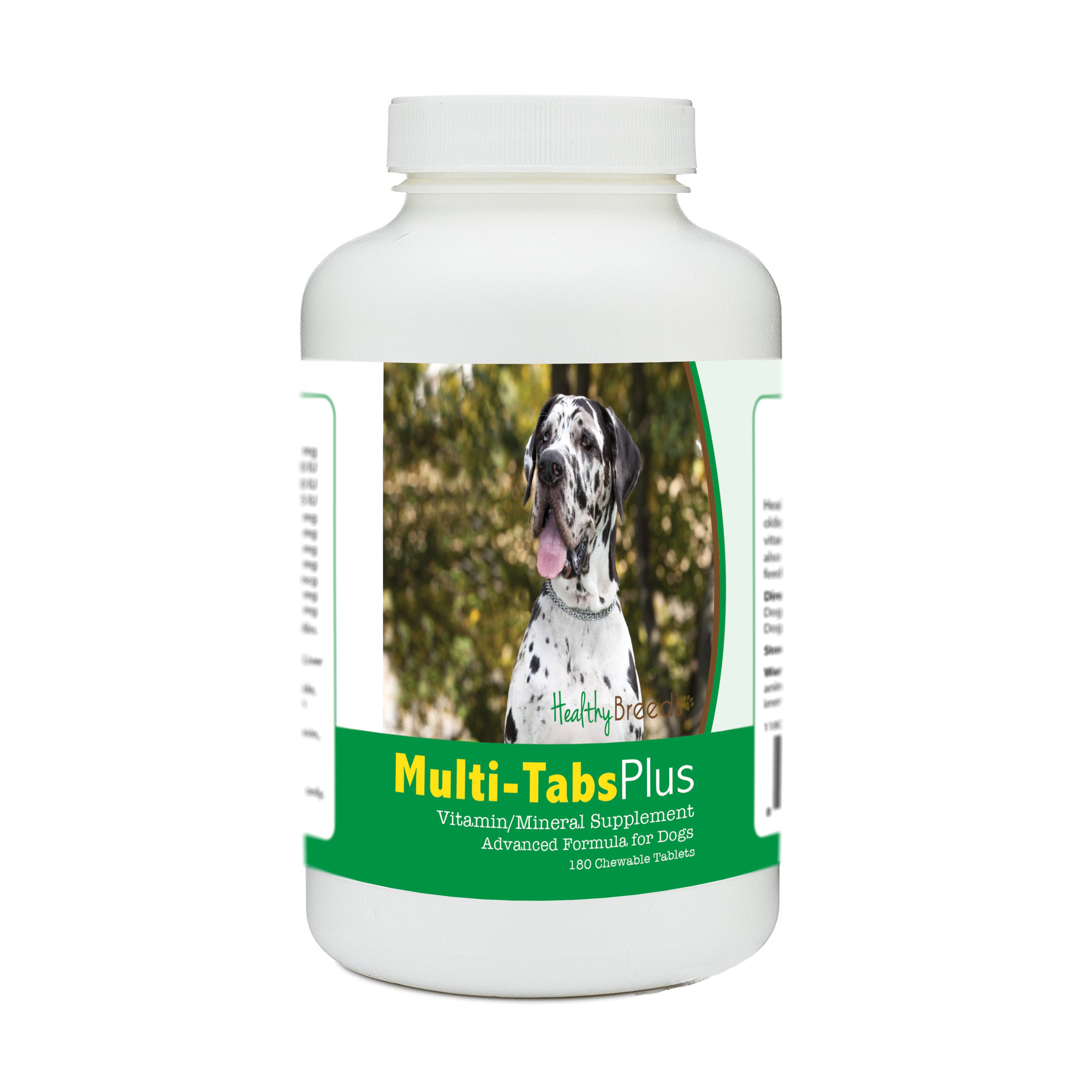 Great Dane Multi-Tabs Plus Chewable Tablets 180 Count