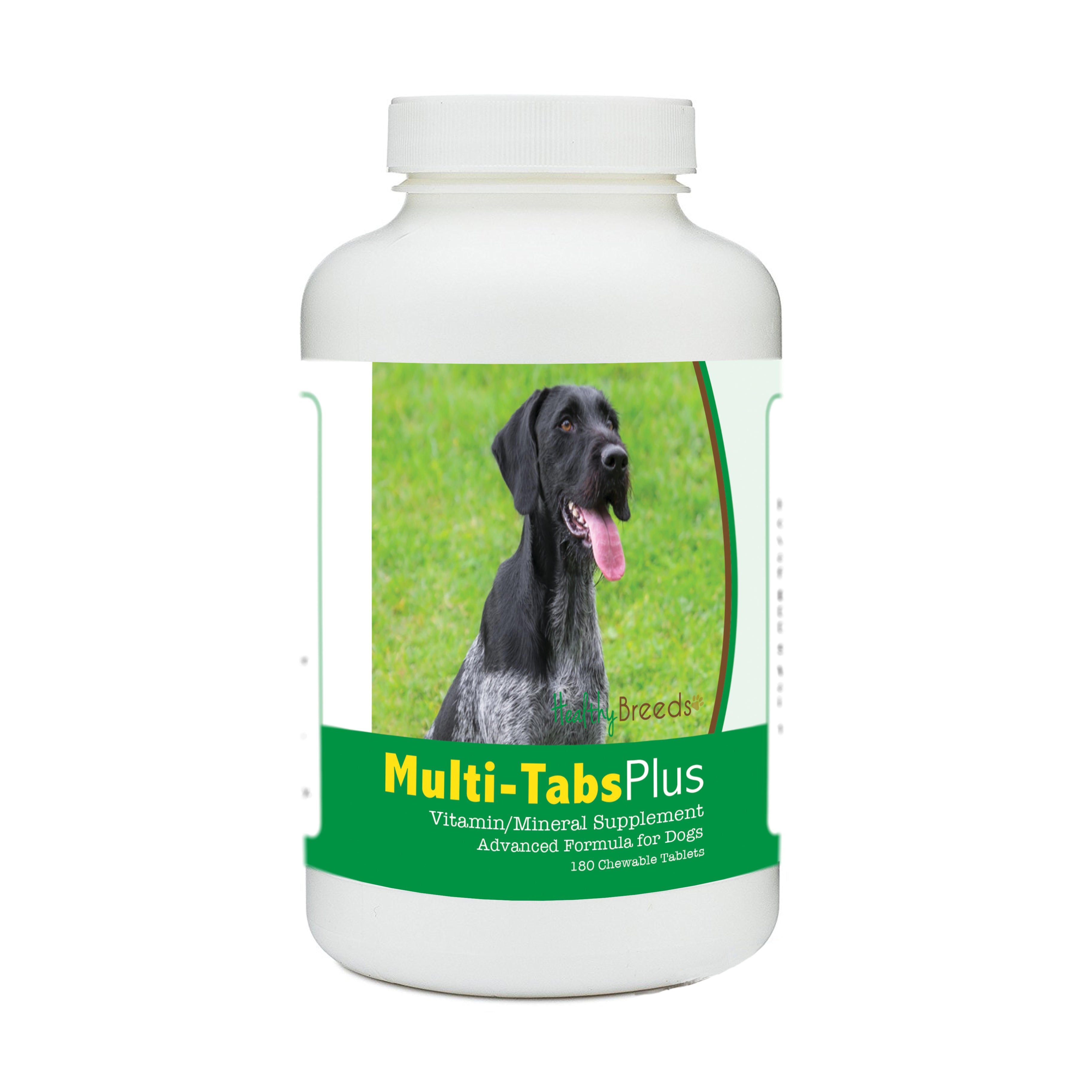 German Wirehaired Pointer Multi-Tabs Plus Chewable Tablets 180 Count