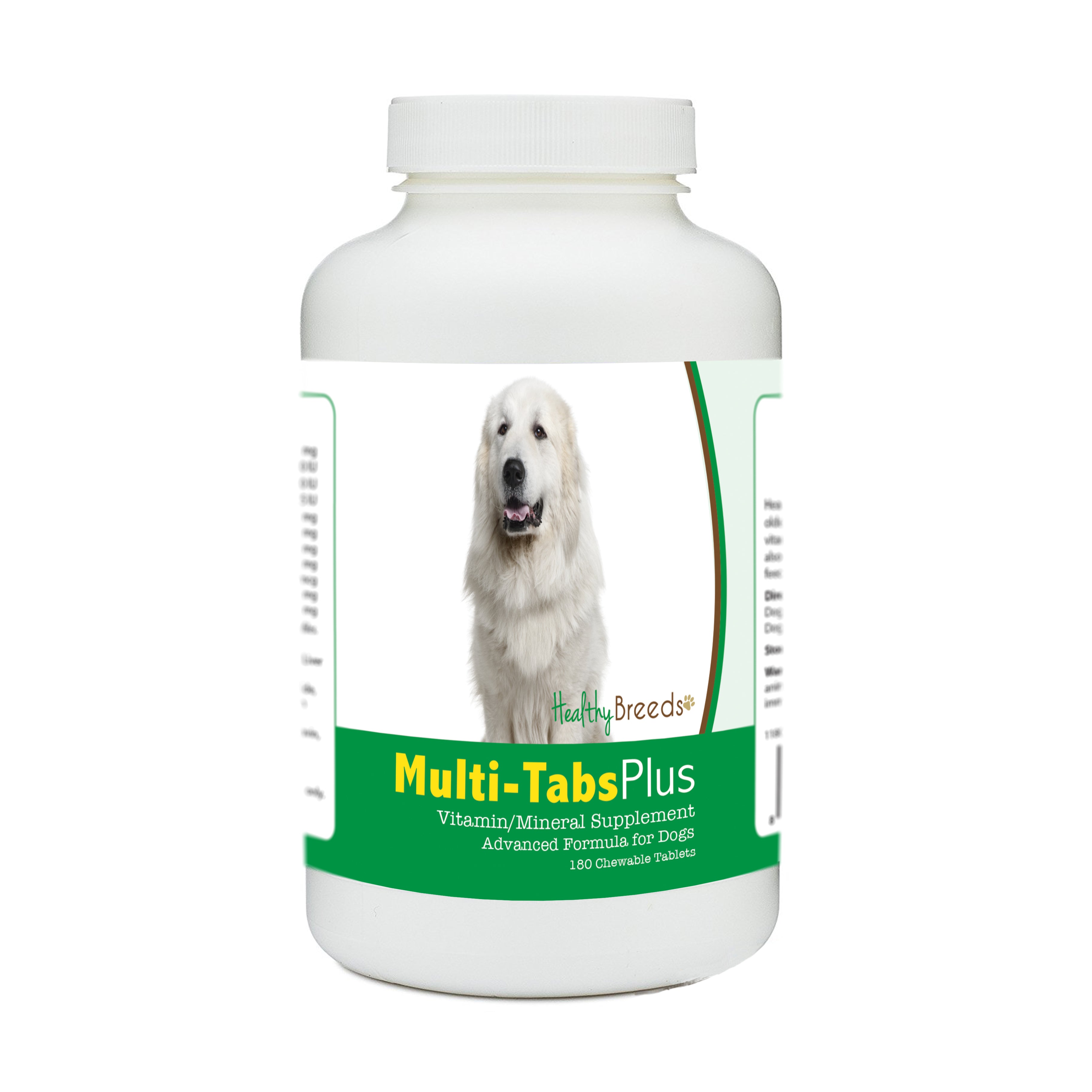 Great Pyrenees Multi-Tabs Plus Chewable Tablets 180 Count