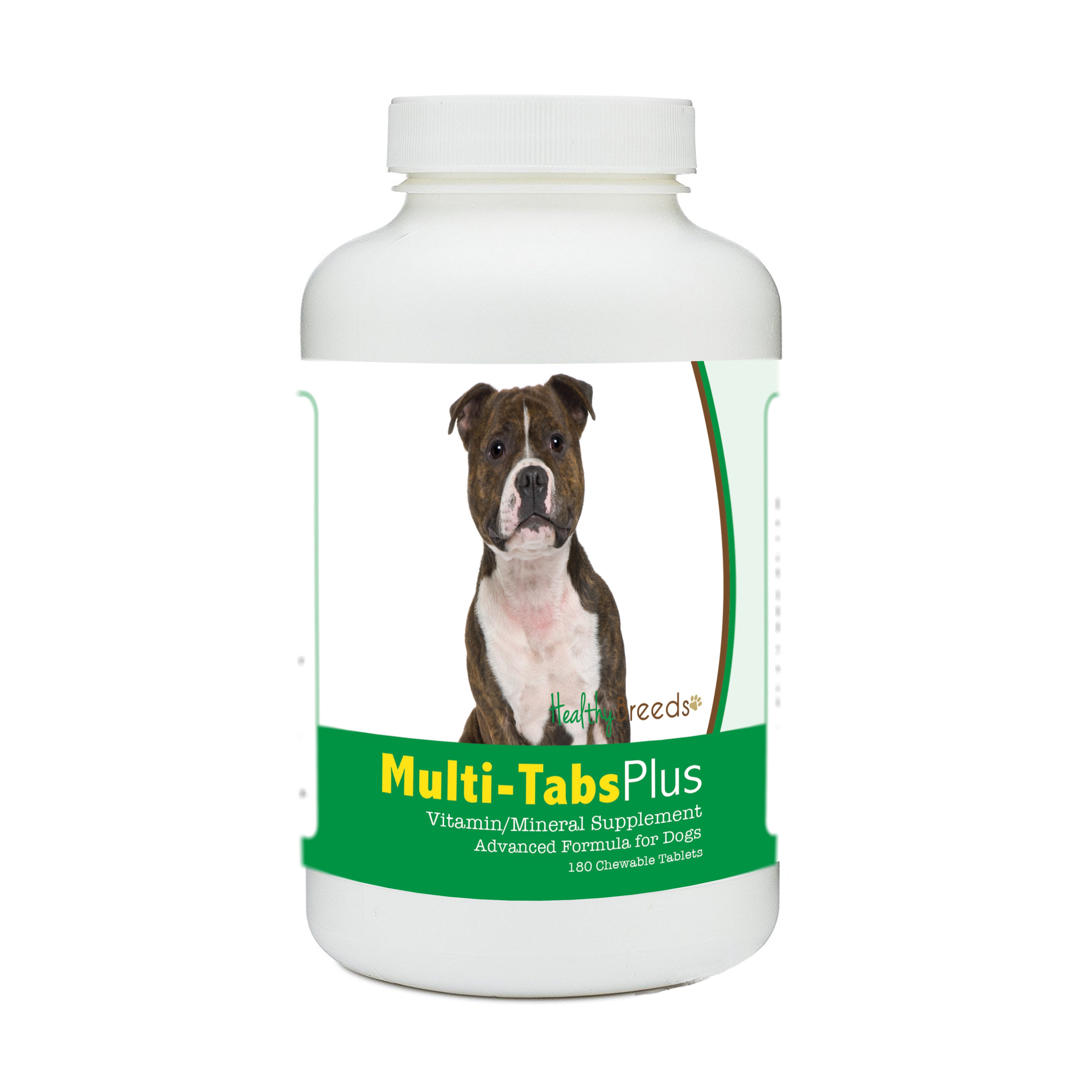 Staffordshire Bull Terrier Multi-Tabs Plus Chewable Tablets 180 Count
