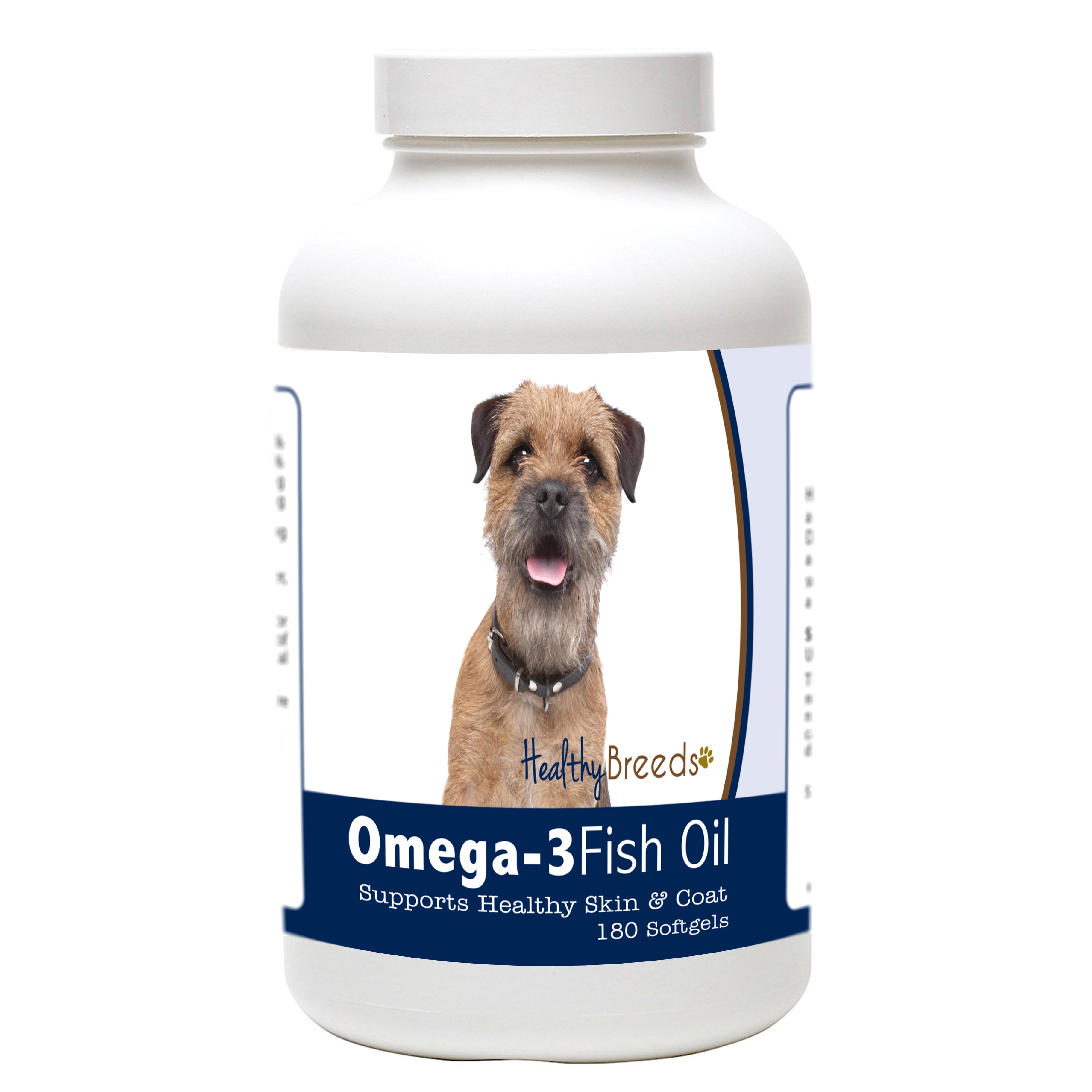 Border Terrier Omega-3 Fish Oil Softgels 180 Count