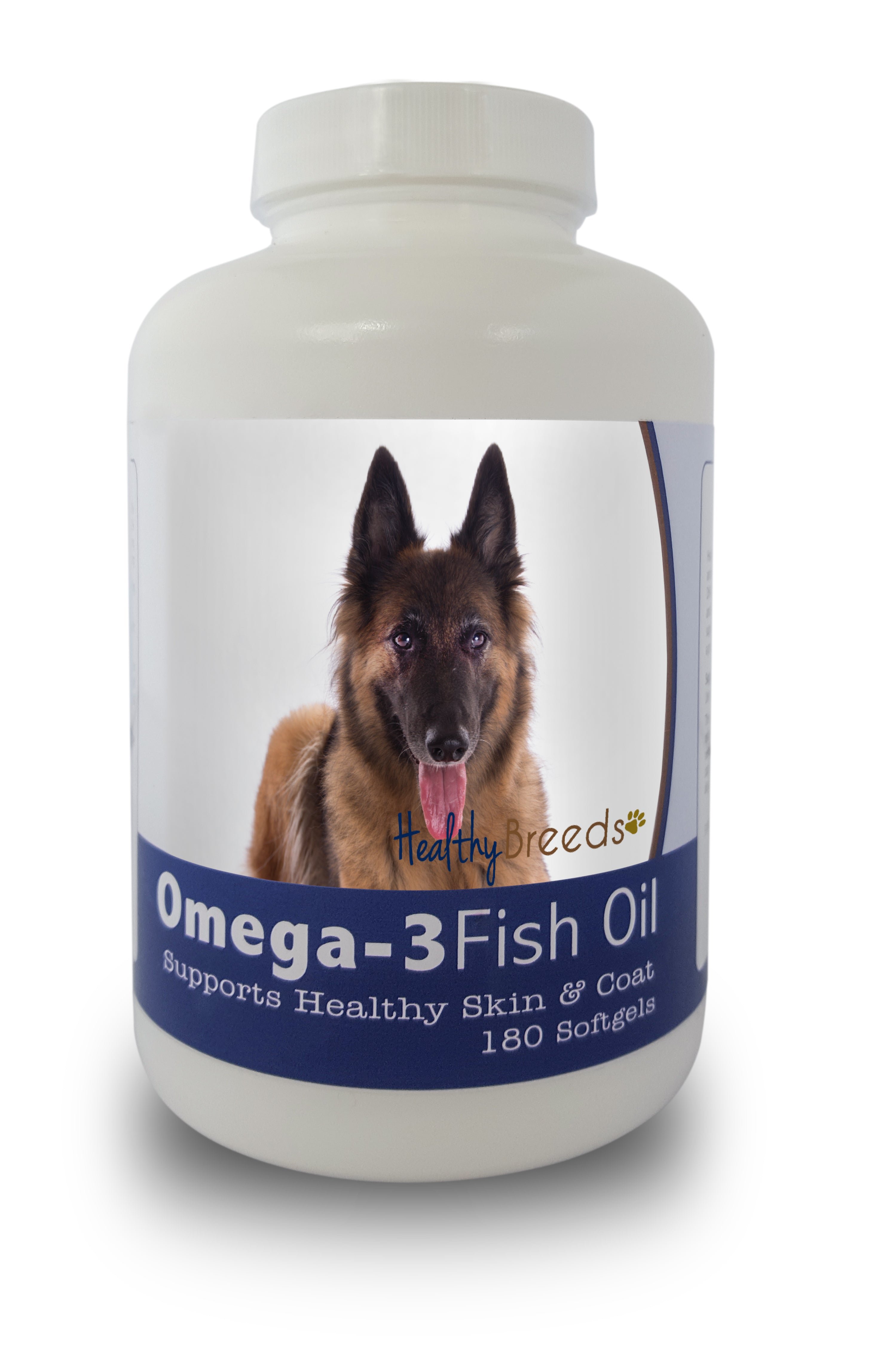 Belgian Tervuren Omega-3 Fish Oil Softgels 180 Count