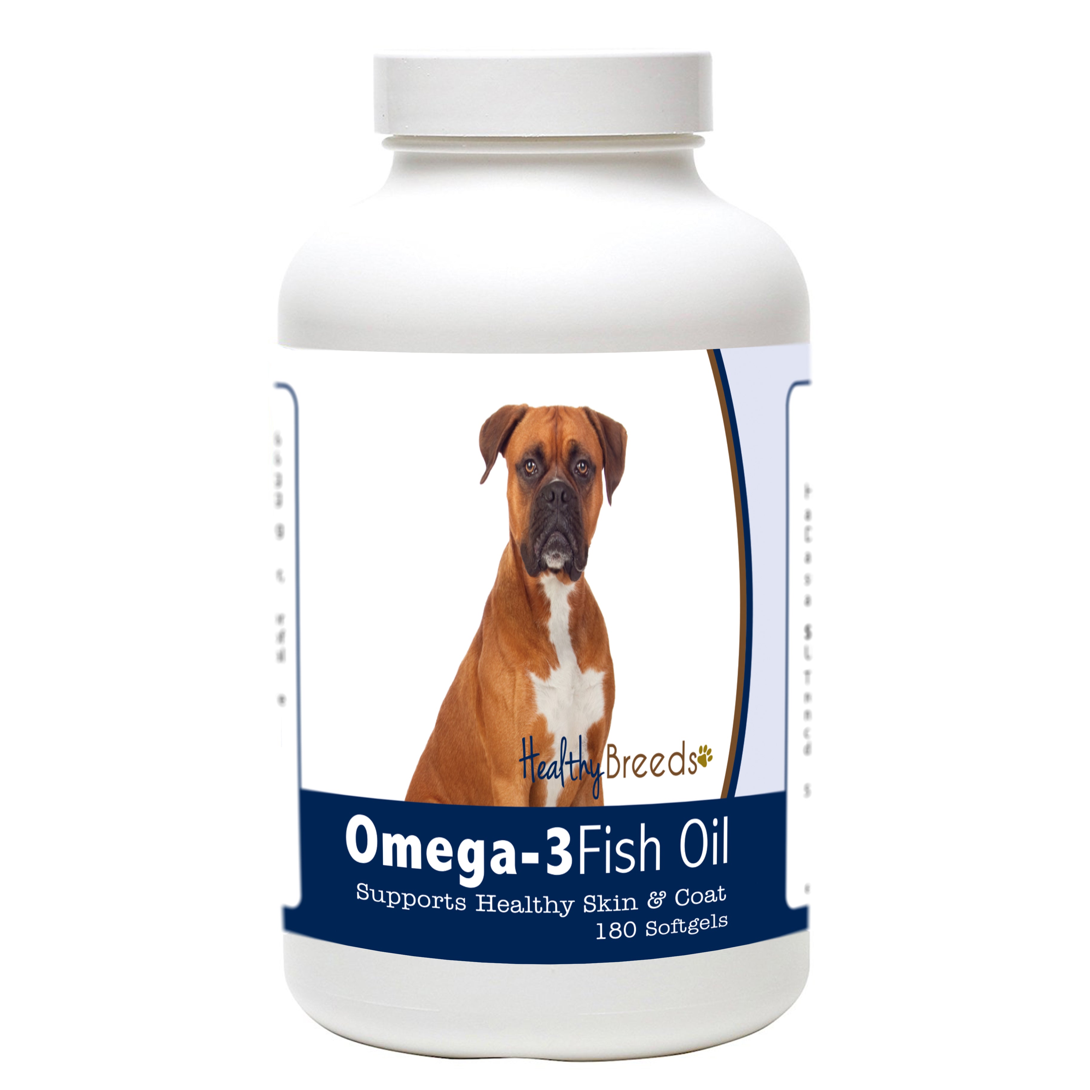 Boxer Omega-3 Fish Oil Softgels 180 Count