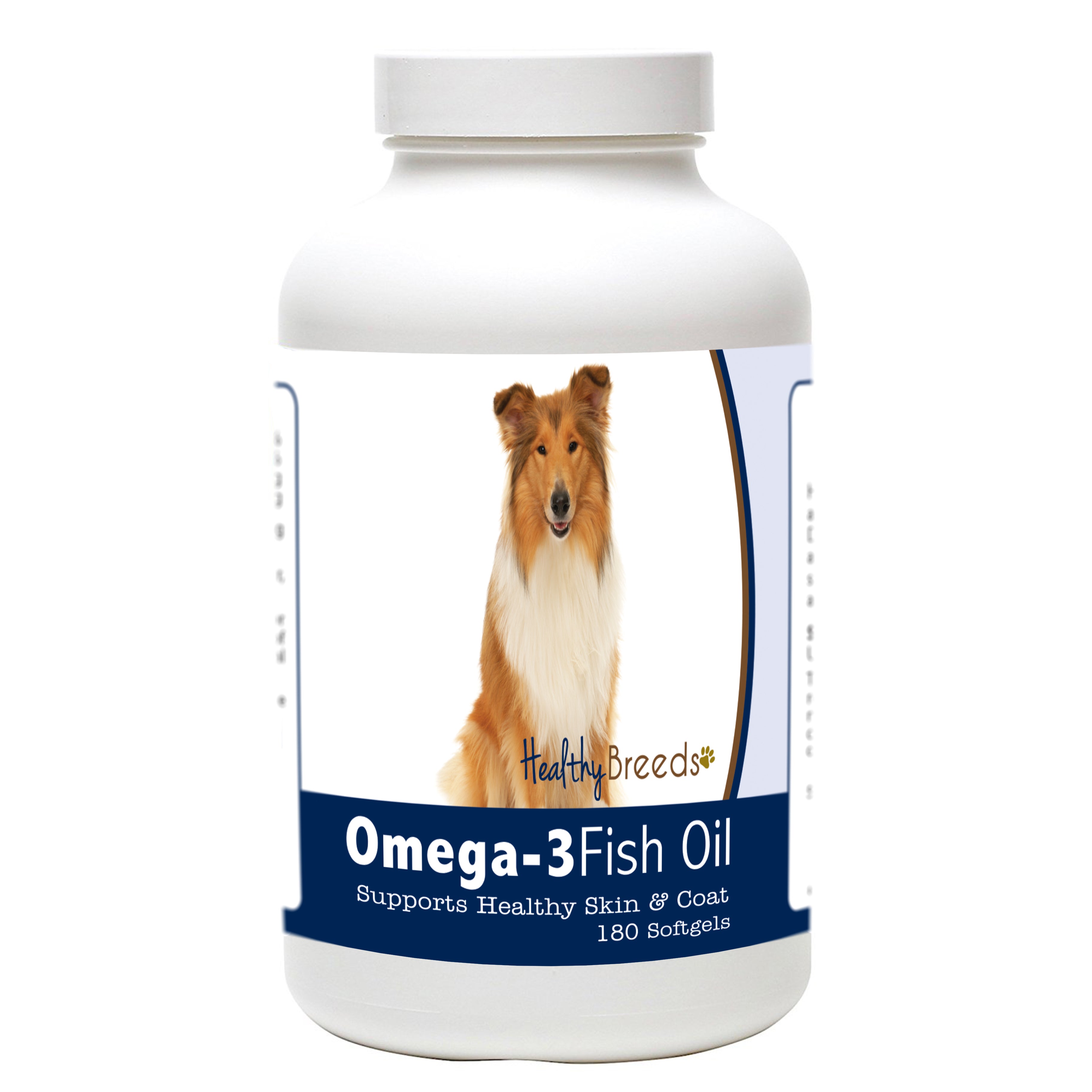 Collie Omega-3 Fish Oil Softgels 180 Count