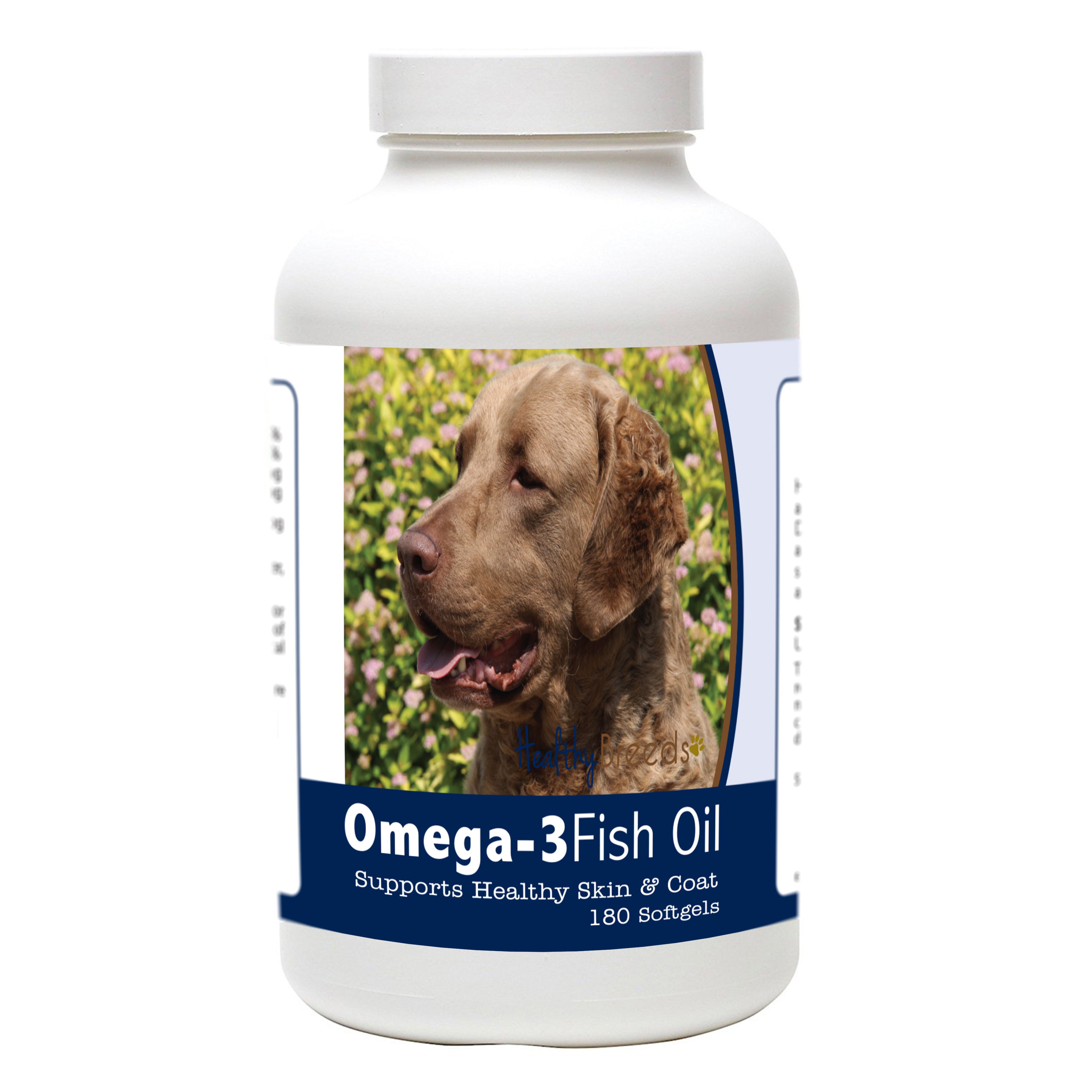 Chesapeake Bay Retriever Omega-3 Fish Oil Softgels 180 Count