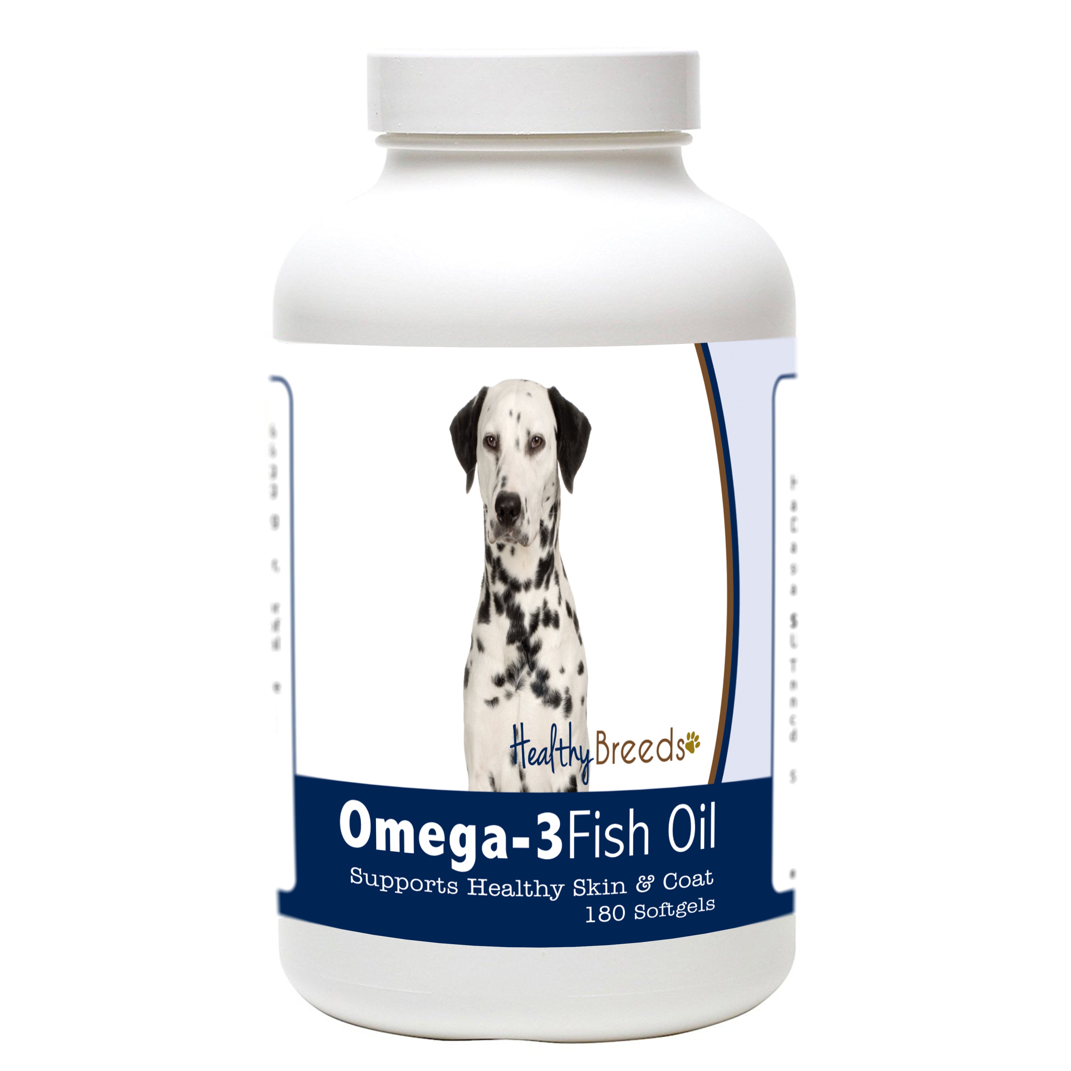 Dalmatian Omega-3 Fish Oil Softgels 180 Count