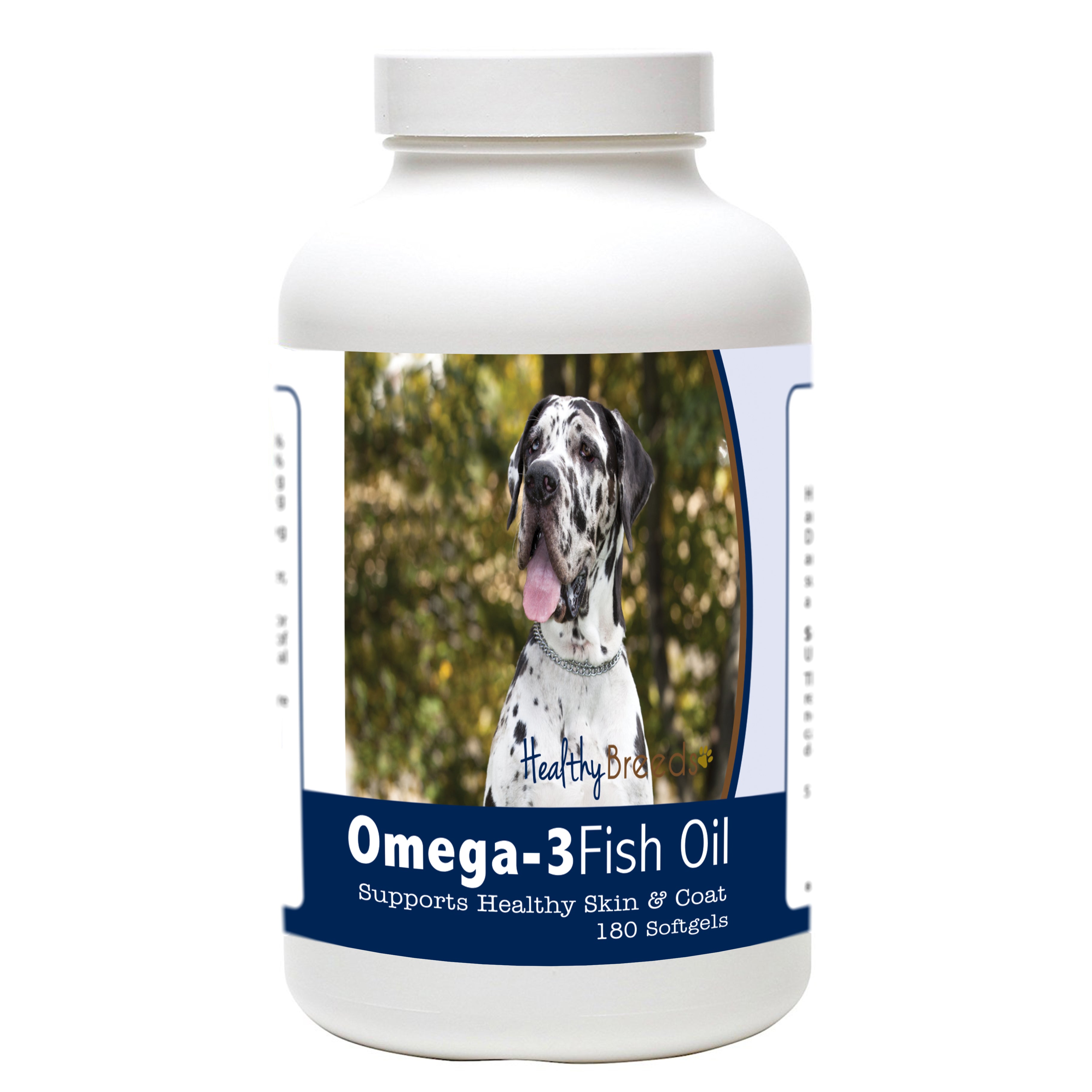 Great Dane Omega-3 Fish Oil Softgels 180 Count