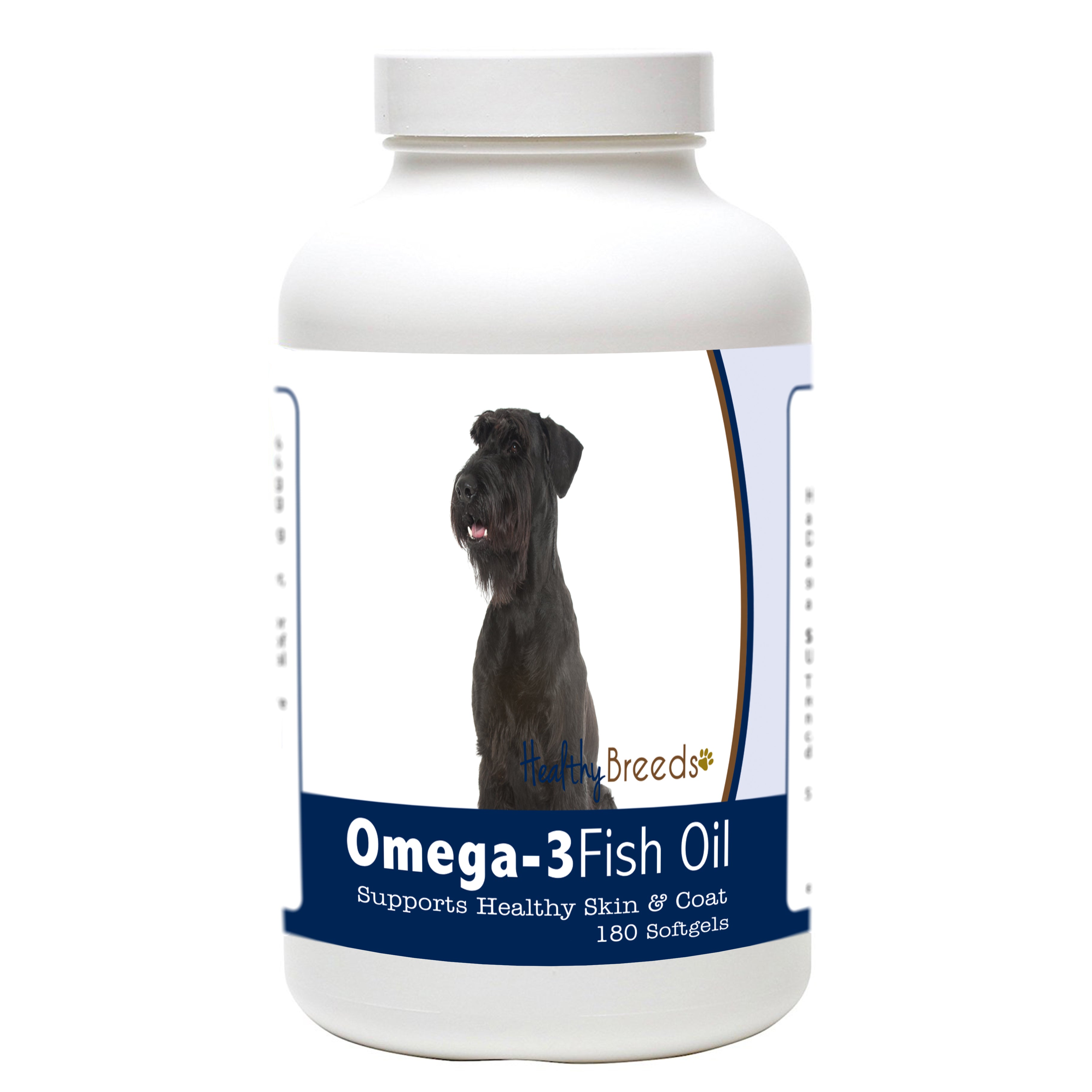 Giant Schnauzer Omega-3 Fish Oil Softgels 180 Count