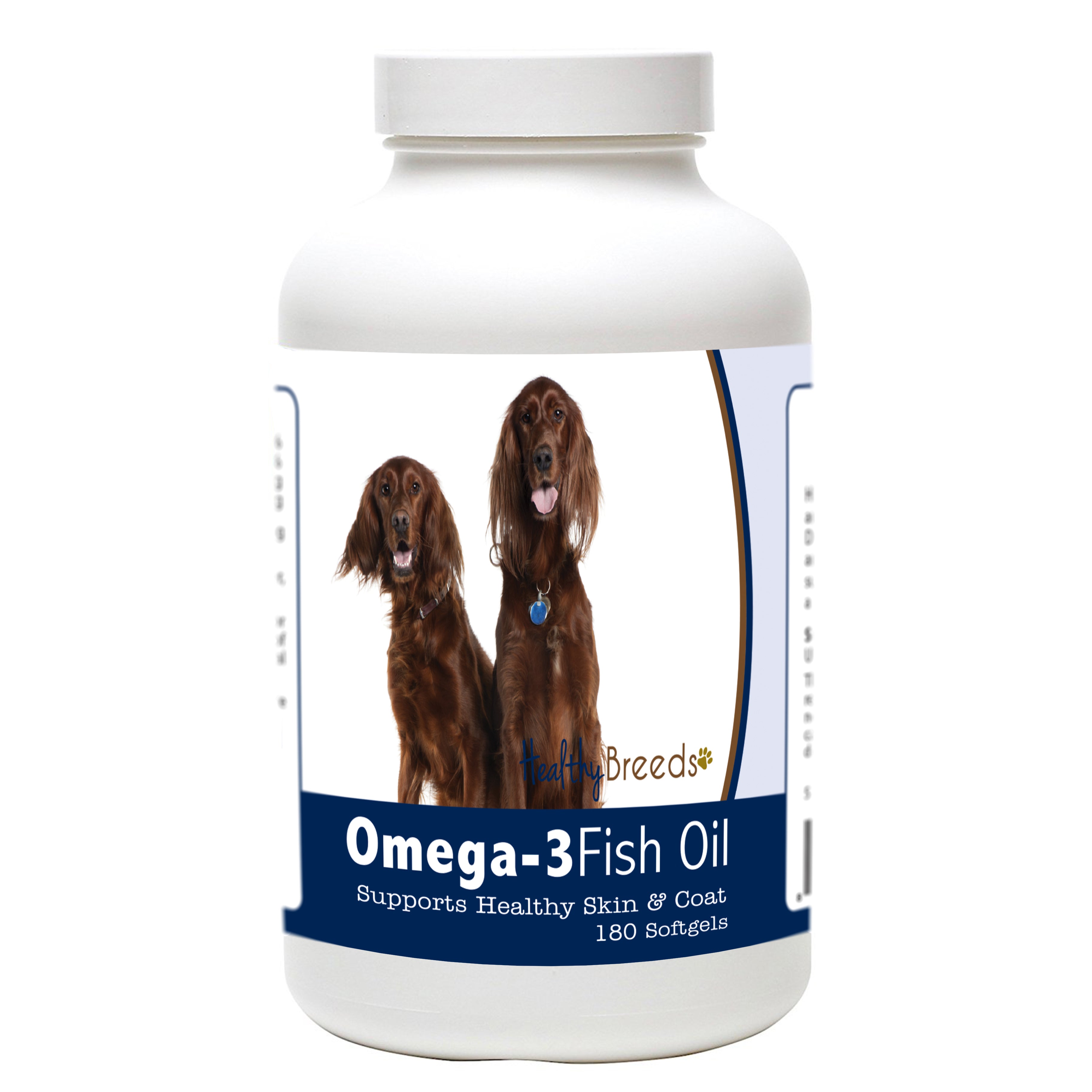 Irish Setter Omega-3 Fish Oil Softgels 180 Count