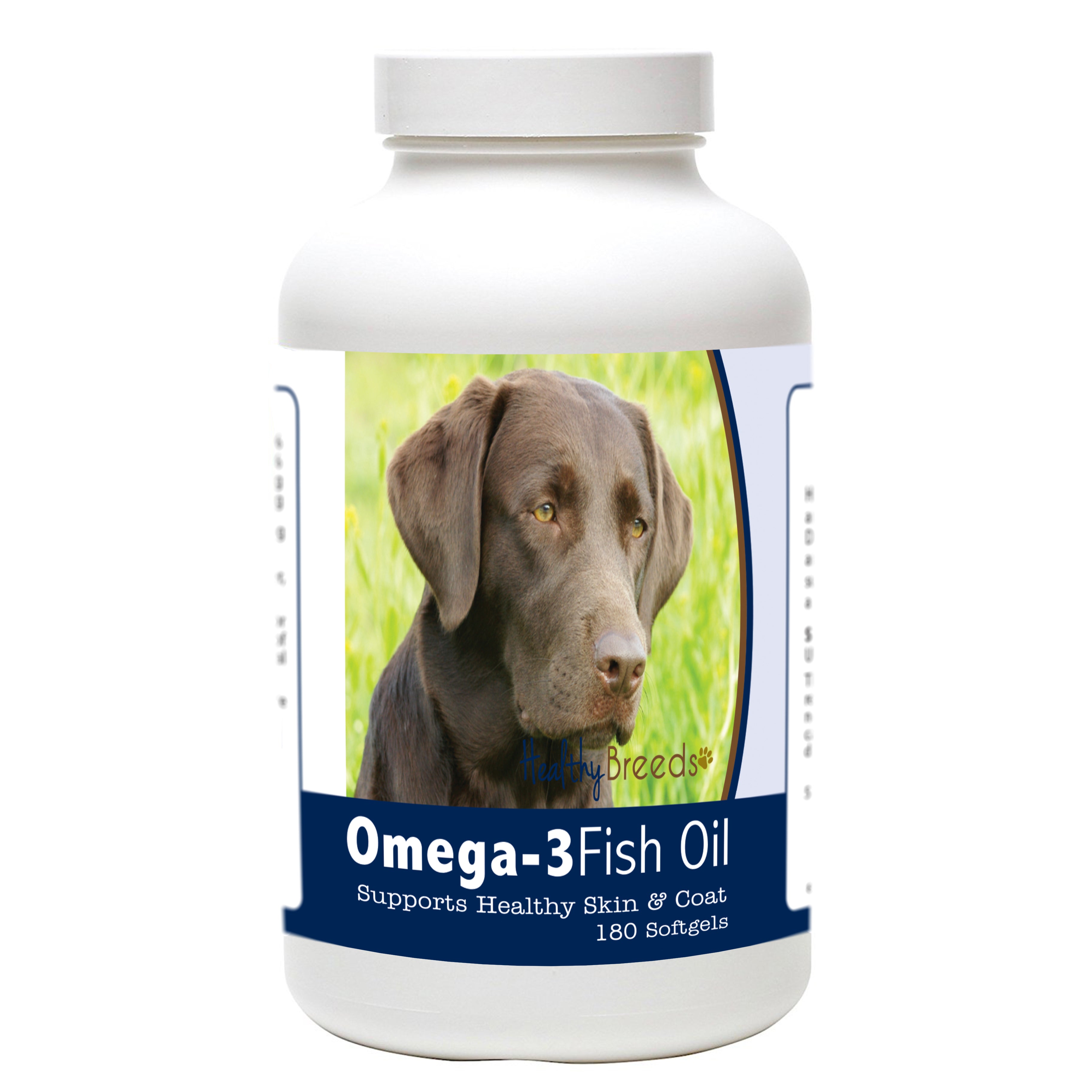 Labrador Retriever Omega-3 Fish Oil Softgels 180 Count