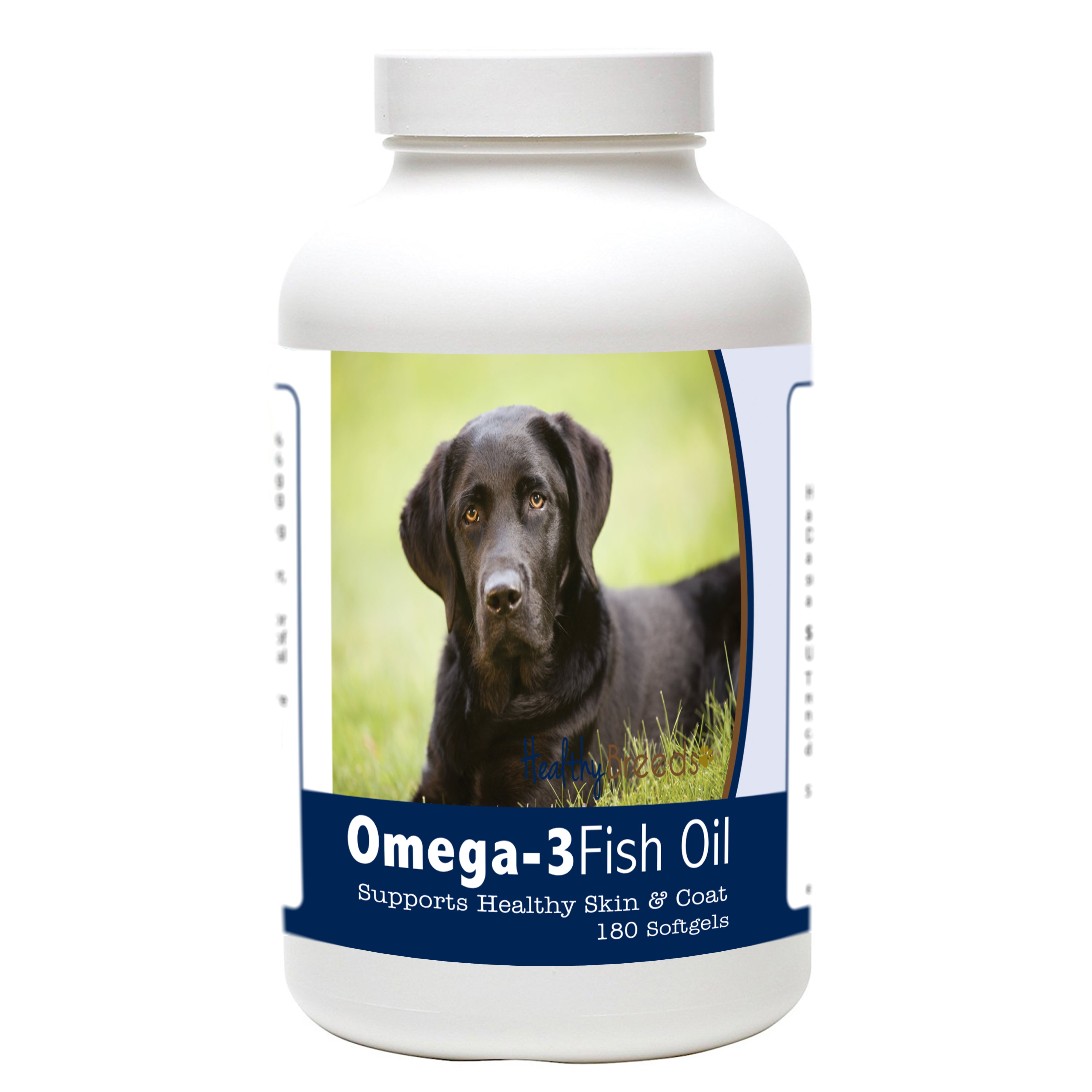 Labrador Retriever Omega-3 Fish Oil Softgels 180 Count