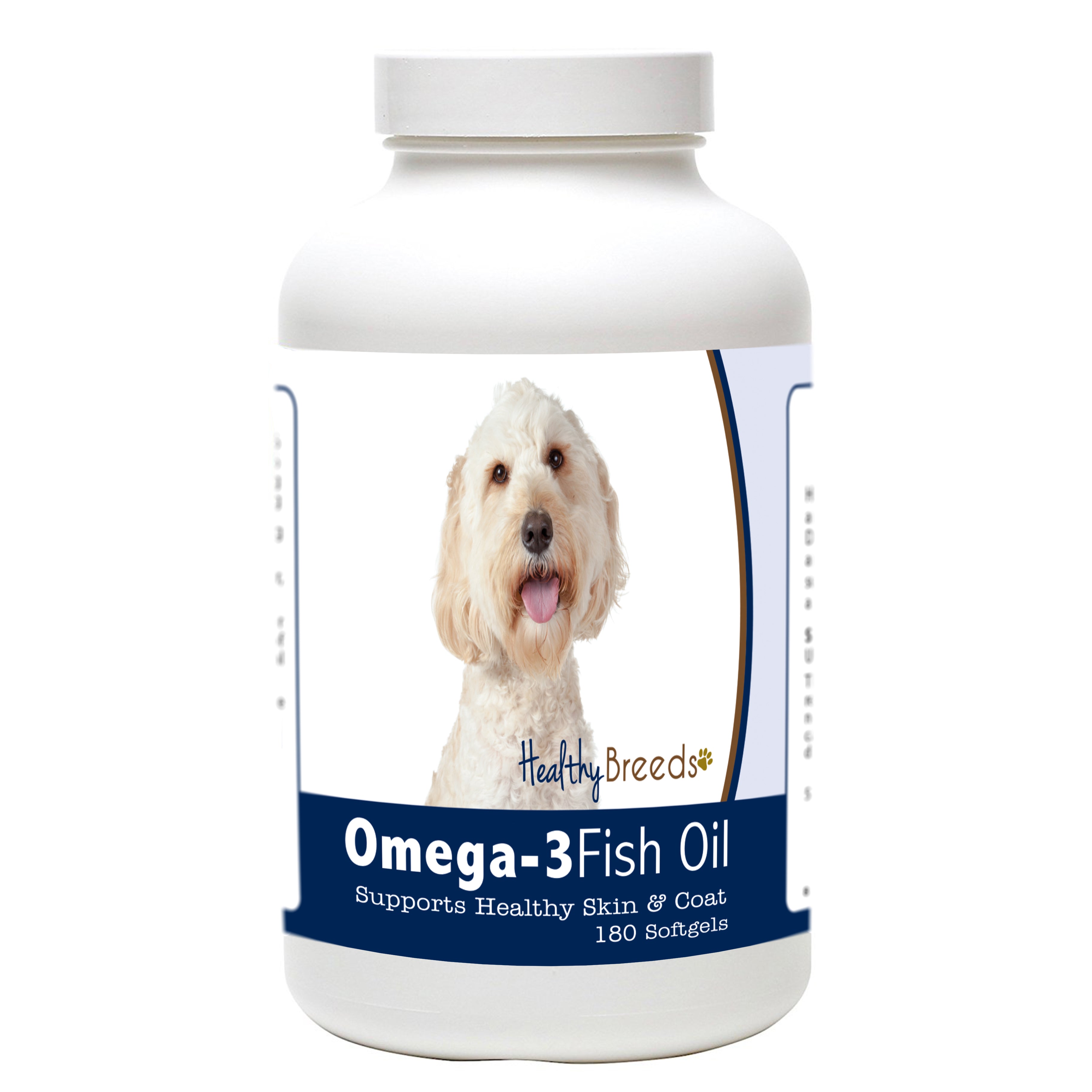 Labradoodle Omega-3 Fish Oil Softgels 180 Count