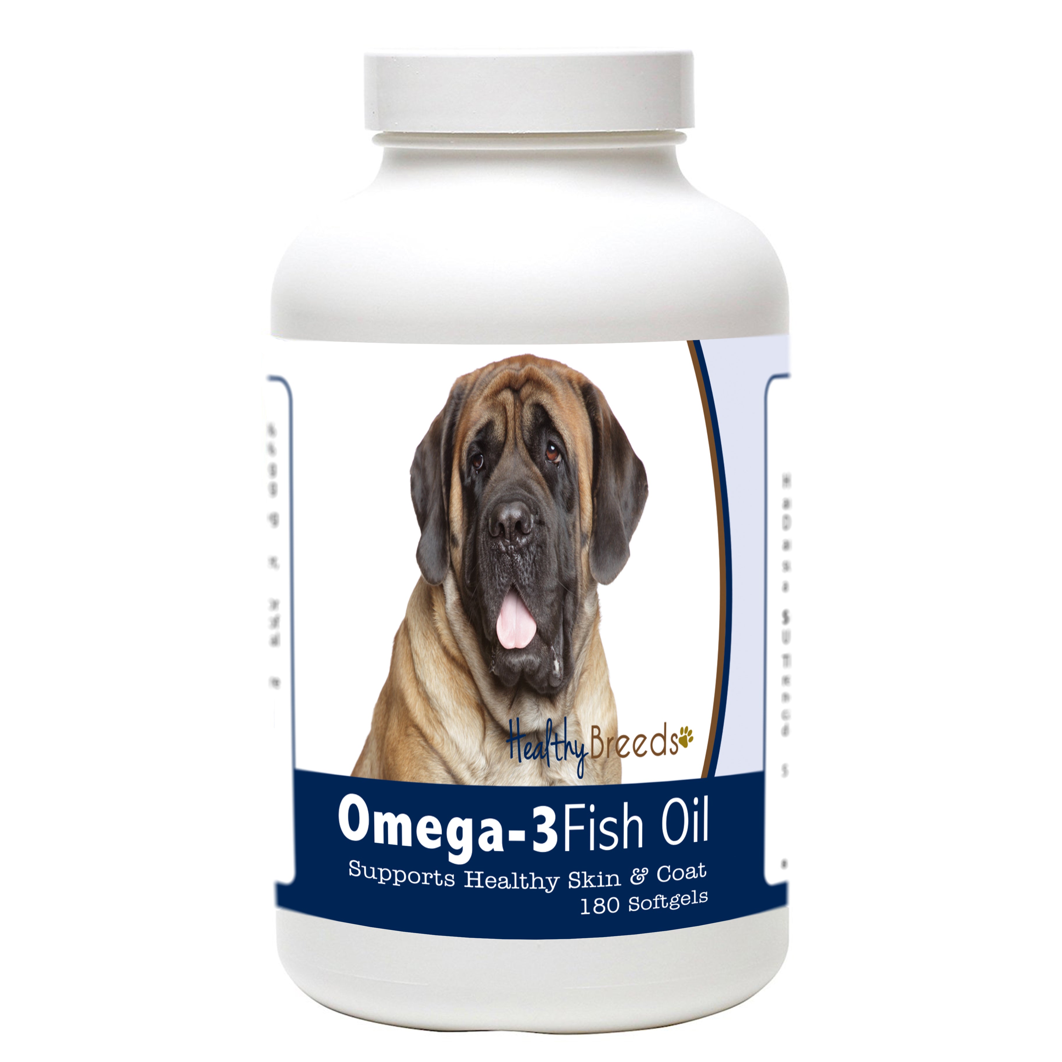 Mastiff Omega-3 Fish Oil Softgels 180 Count