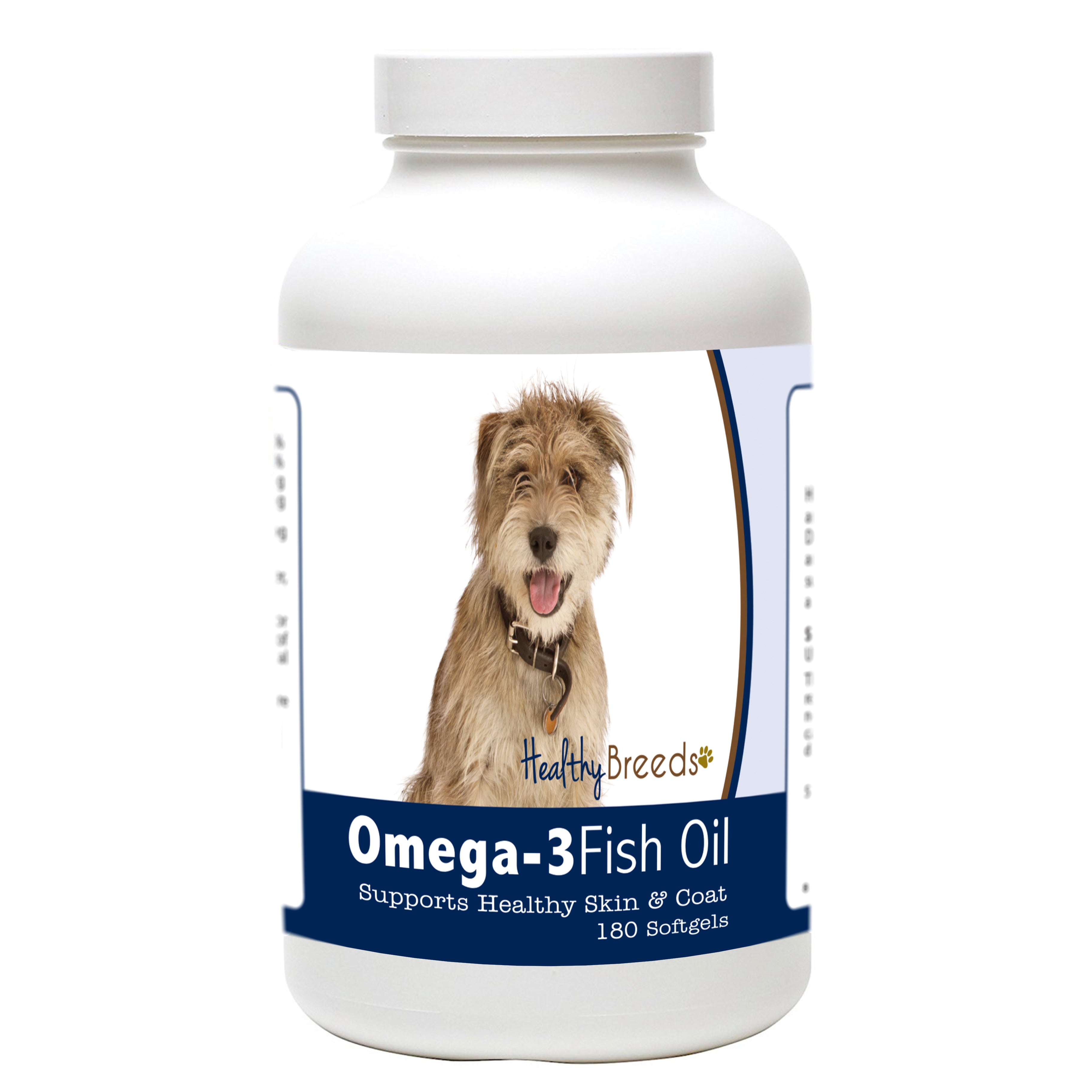 Mutt Omega-3 Fish Oil Softgels 180 Count