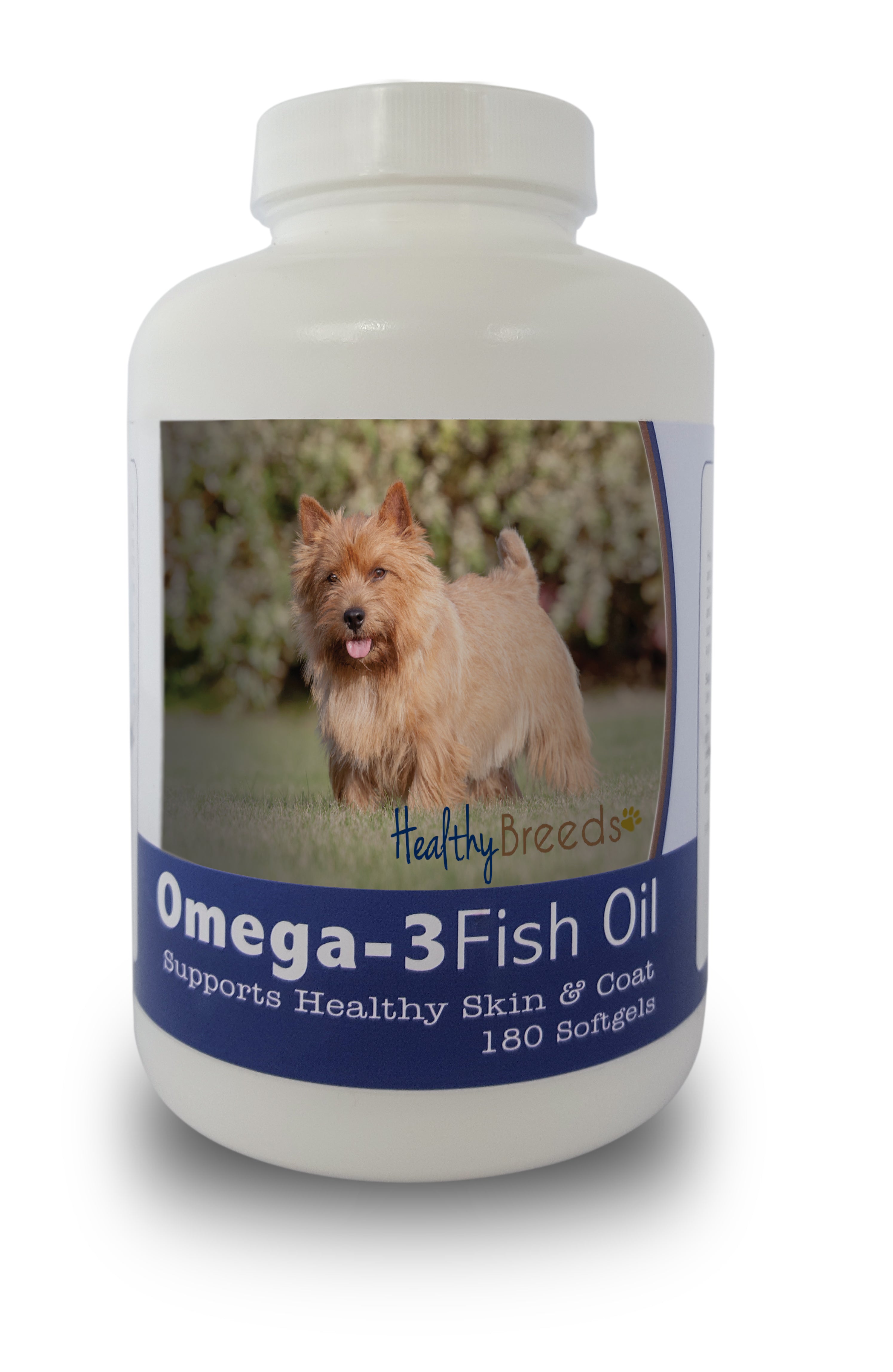 Norwich Terrier Omega-3 Fish Oil Softgels 180 Count