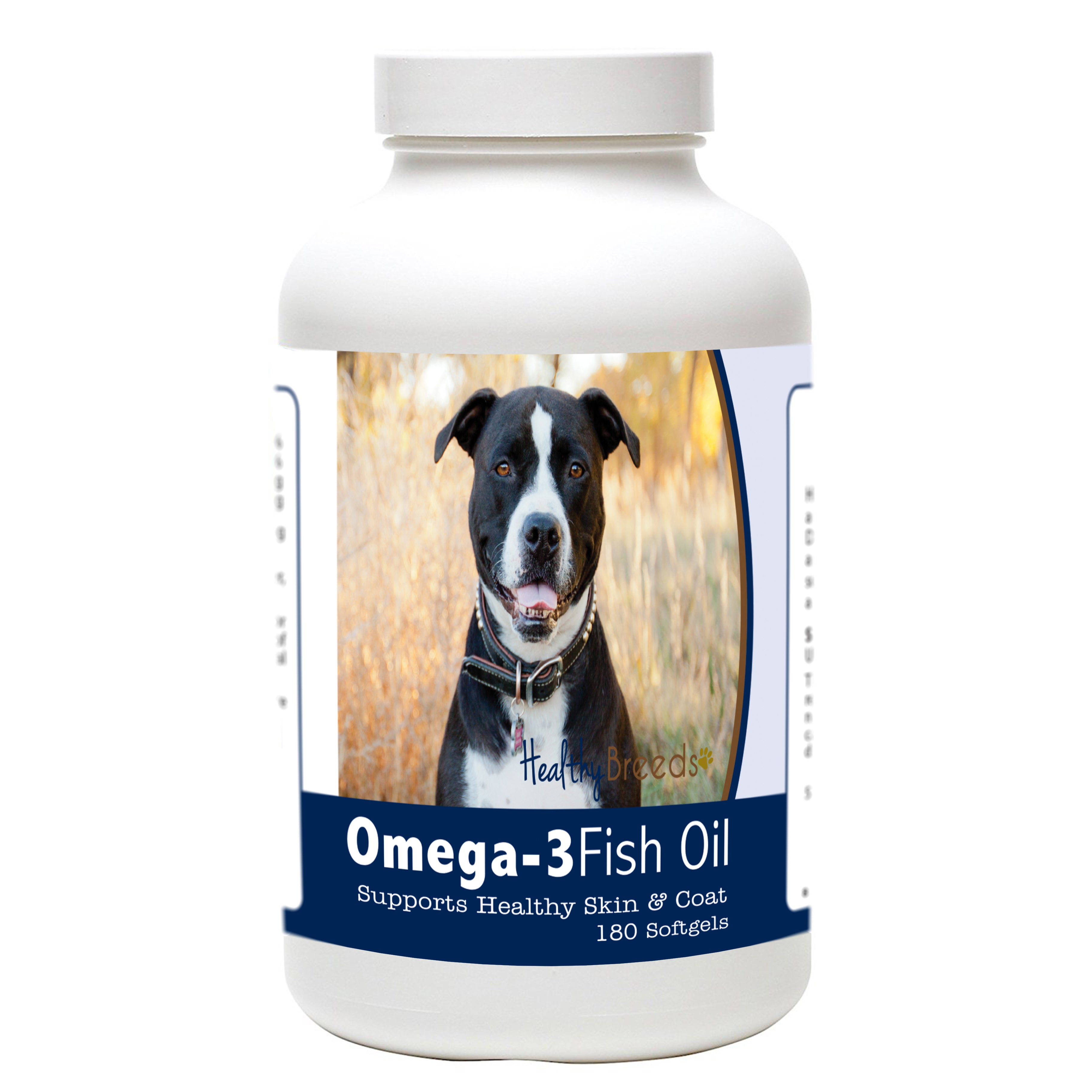 Pit Bull Omega-3 Fish Oil Softgels 180 Count