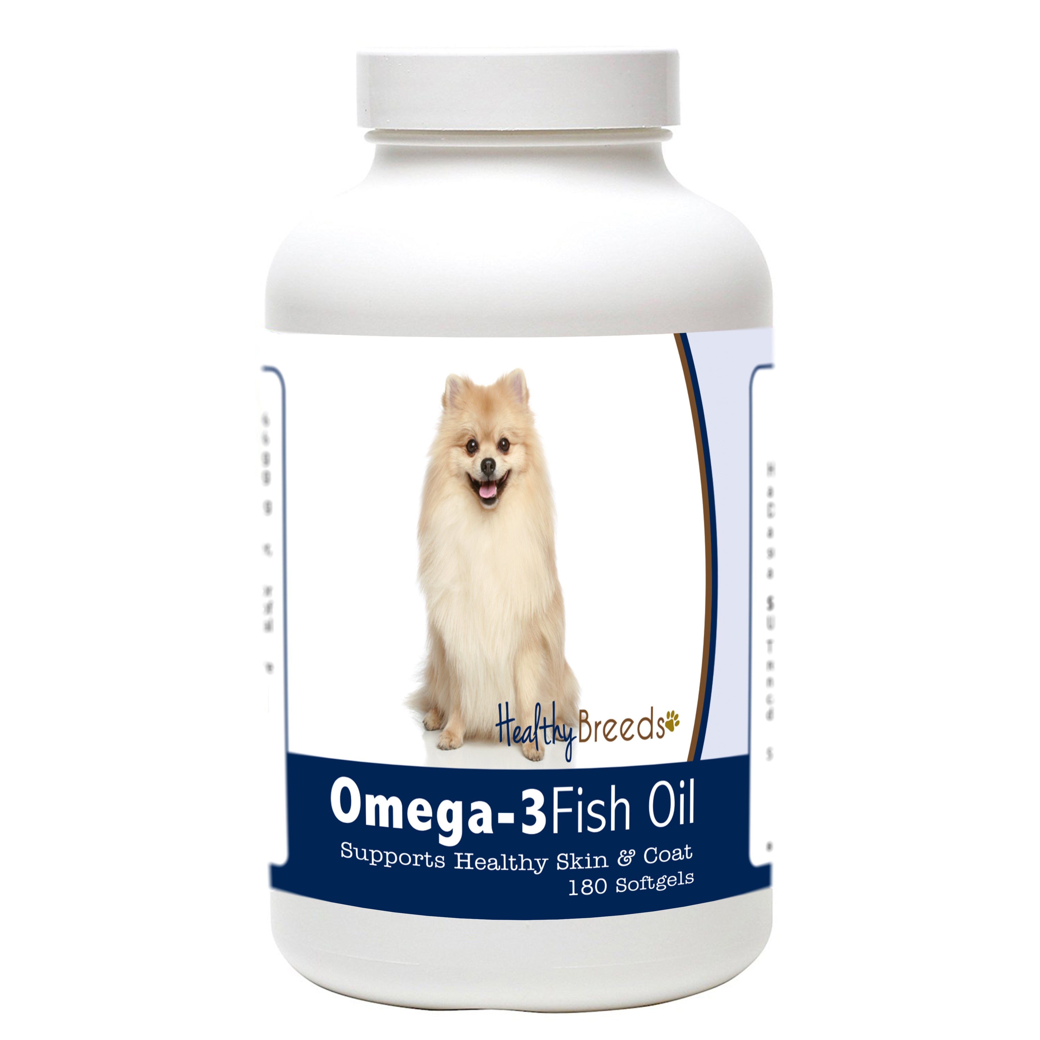 Pomeranian Omega-3 Fish Oil Softgels 180 Count