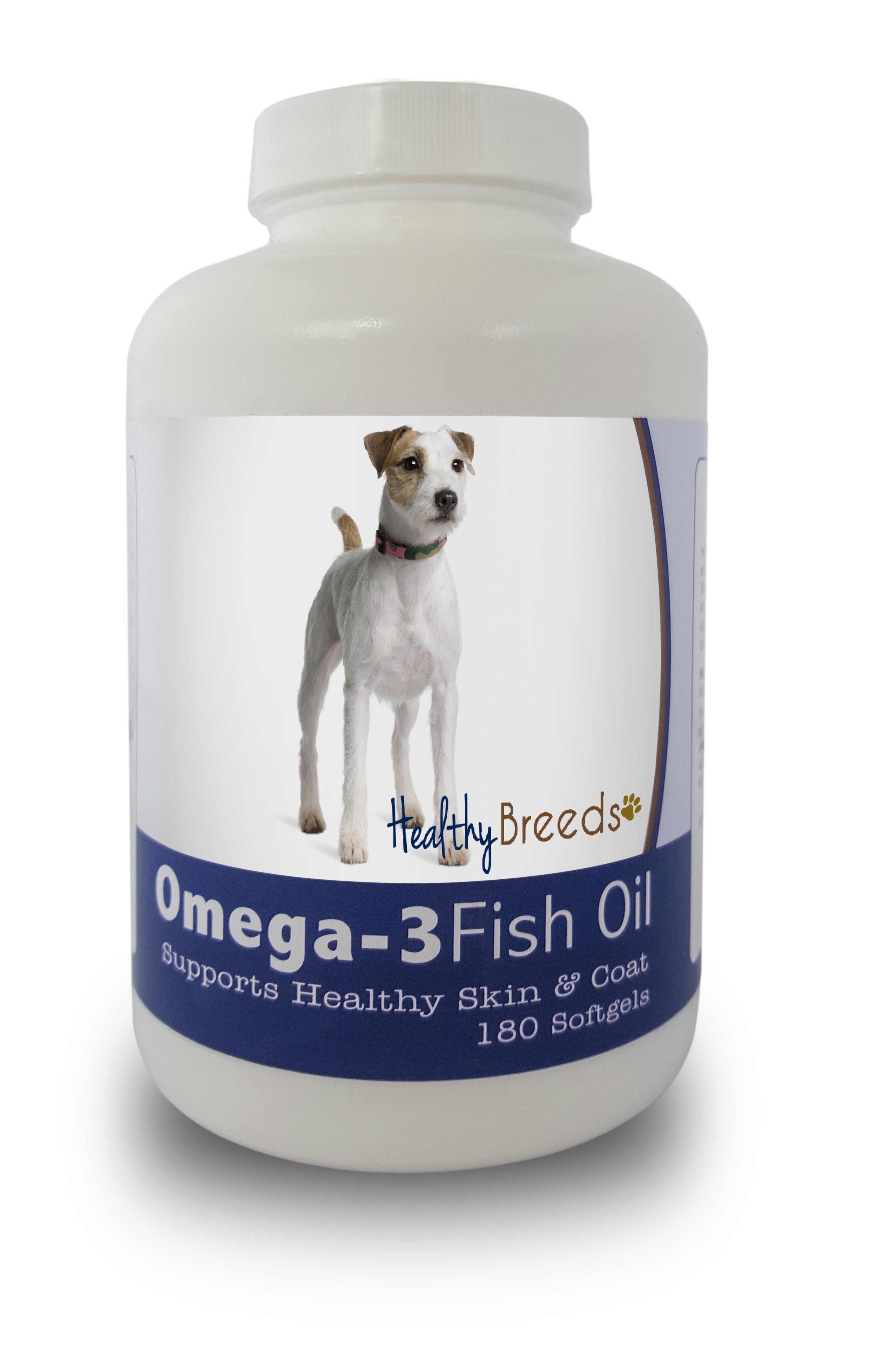 Parson Russell Terrier Omega-3 Fish Oil Softgels 180 Count