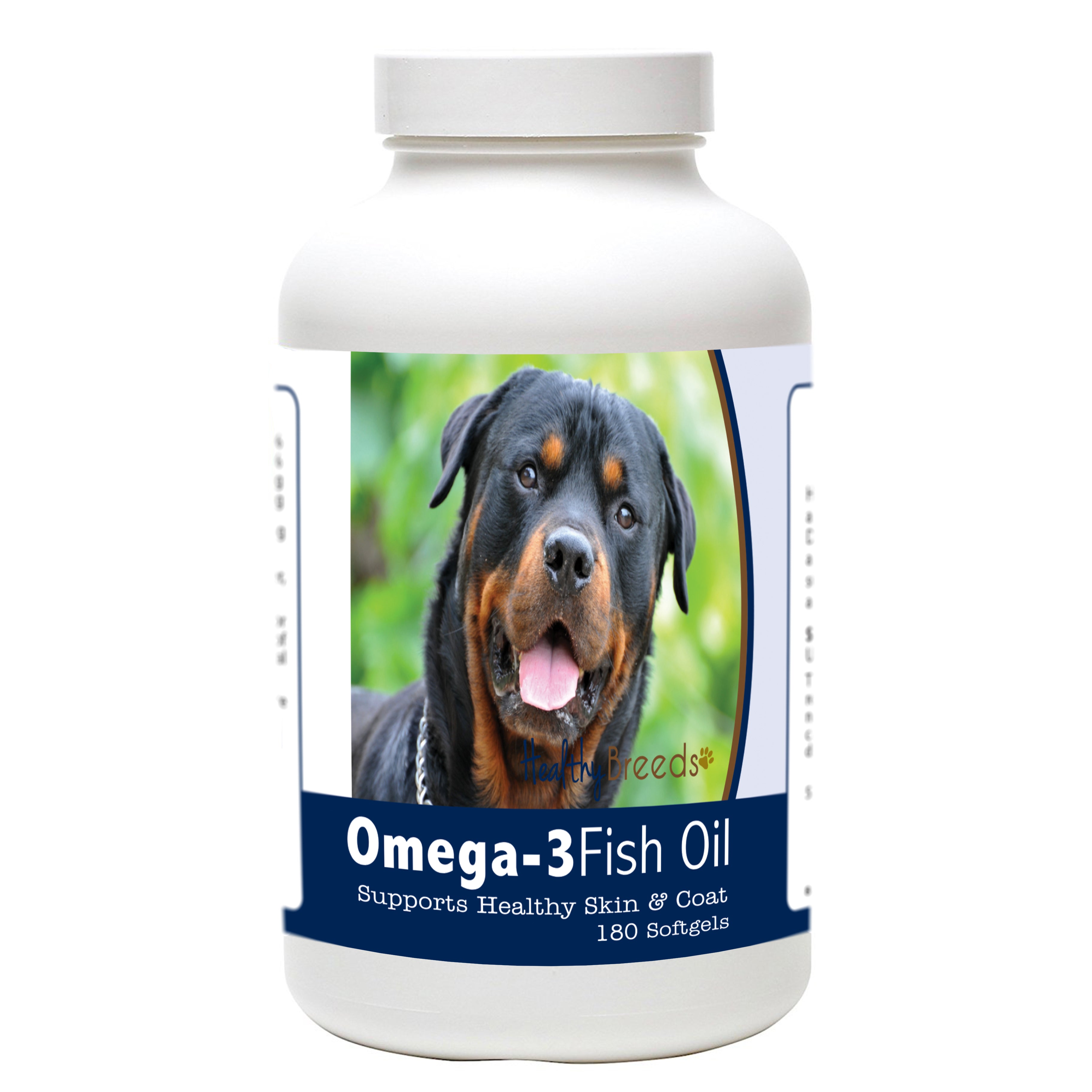 Rottweiler Omega-3 Fish Oil Softgels 180 Count