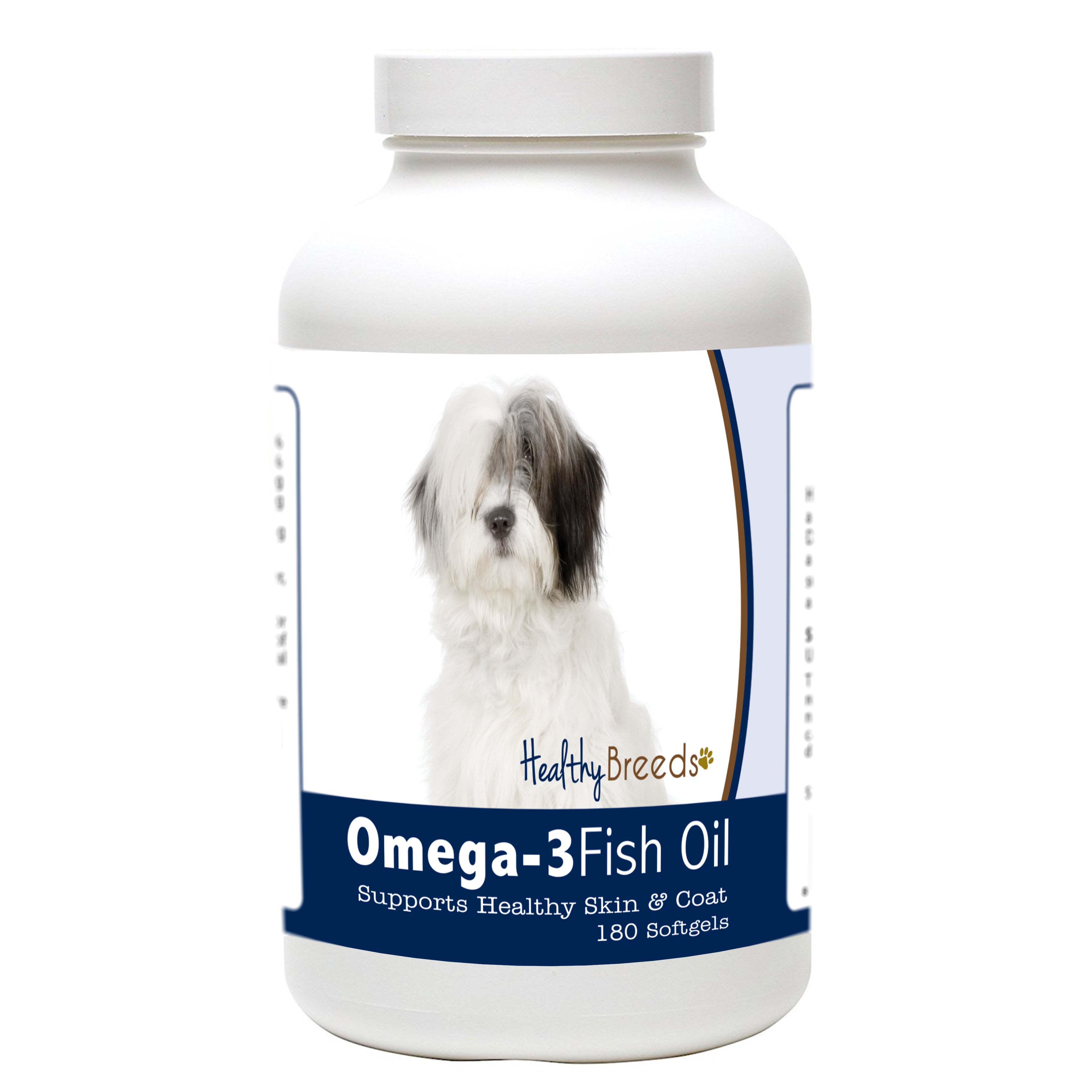 Old English Sheepdog Omega-3 Fish Oil Softgels 180 Count