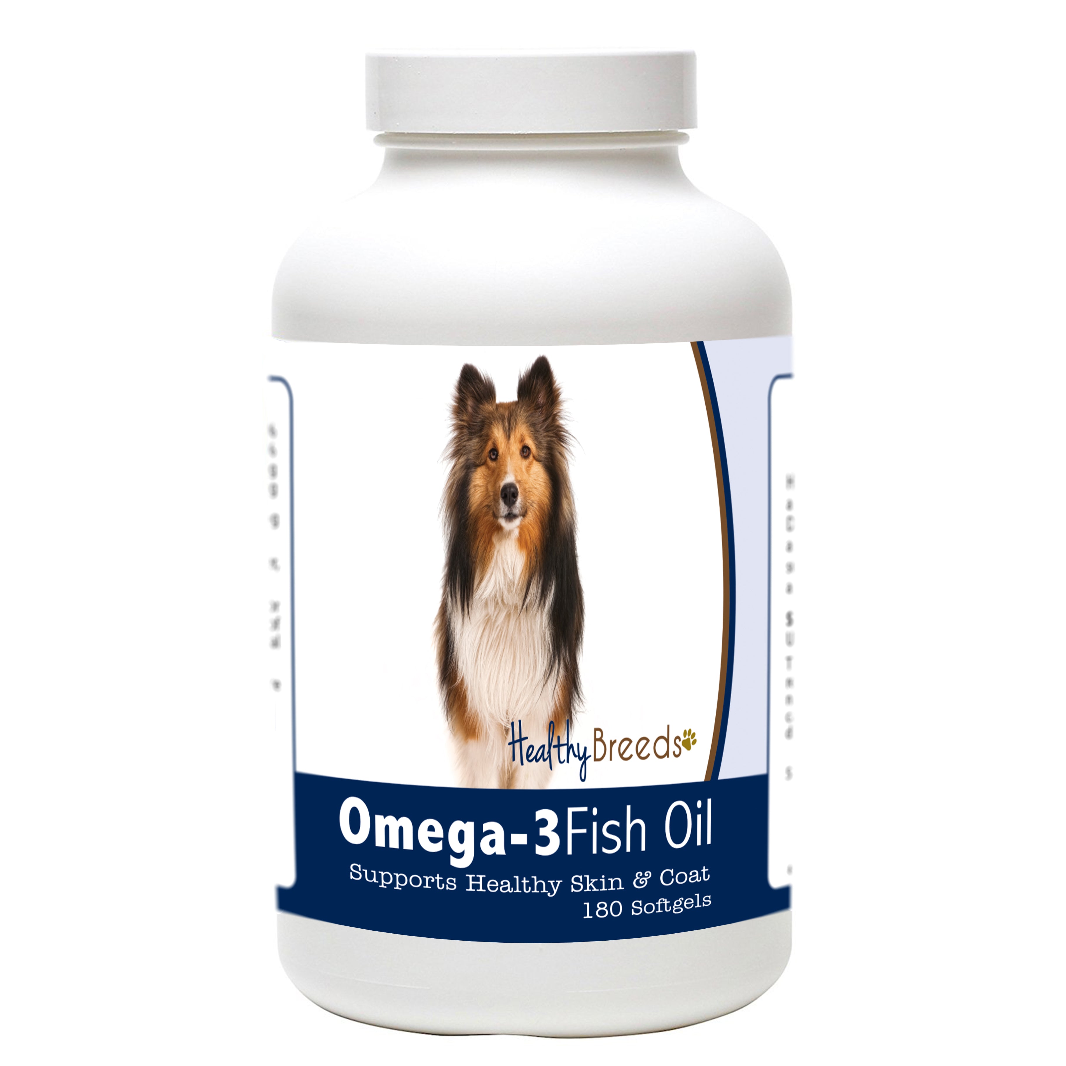 Shetland Sheepdog Omega-3 Fish Oil Softgels 180 Count