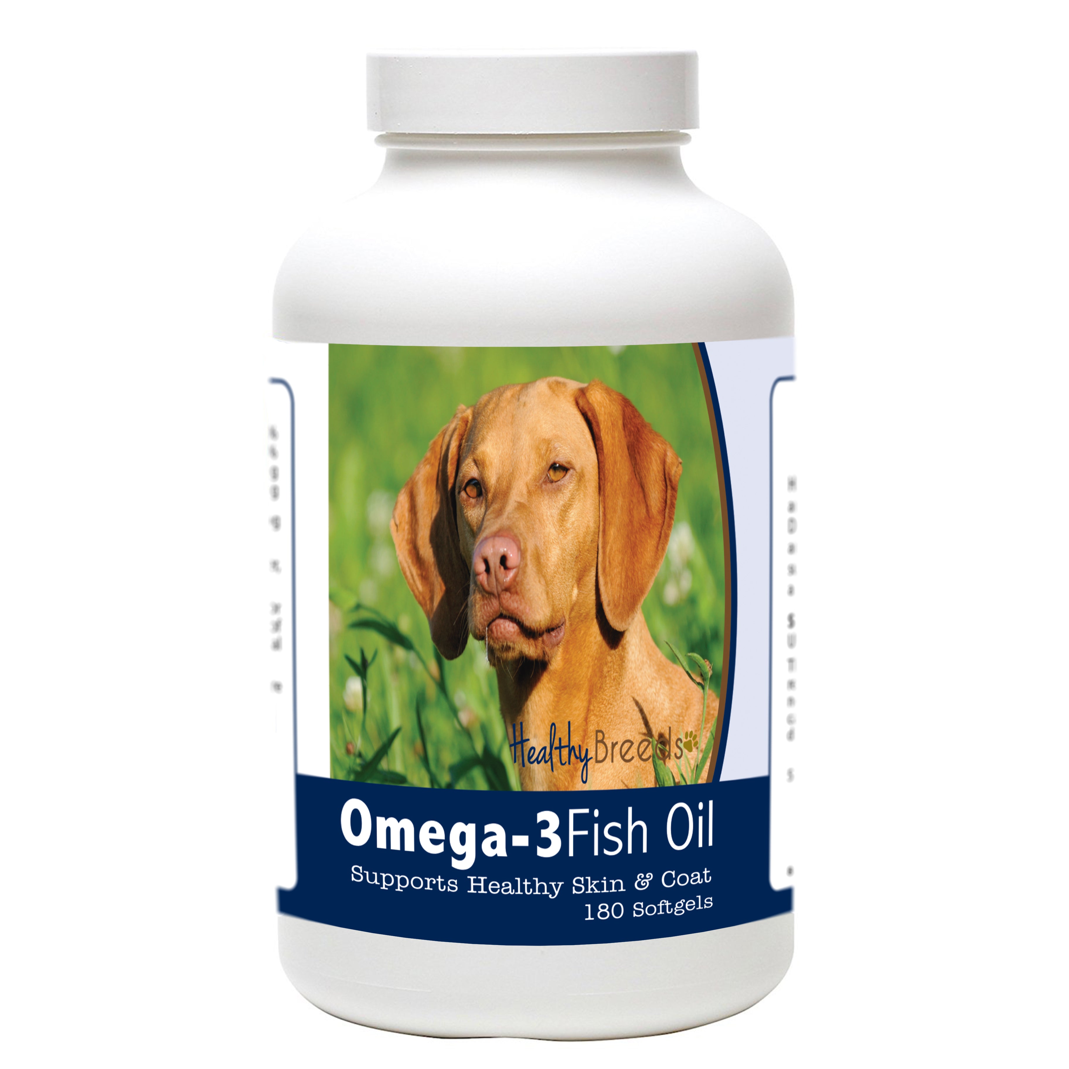 Vizsla Omega-3 Fish Oil Softgels 180 Count