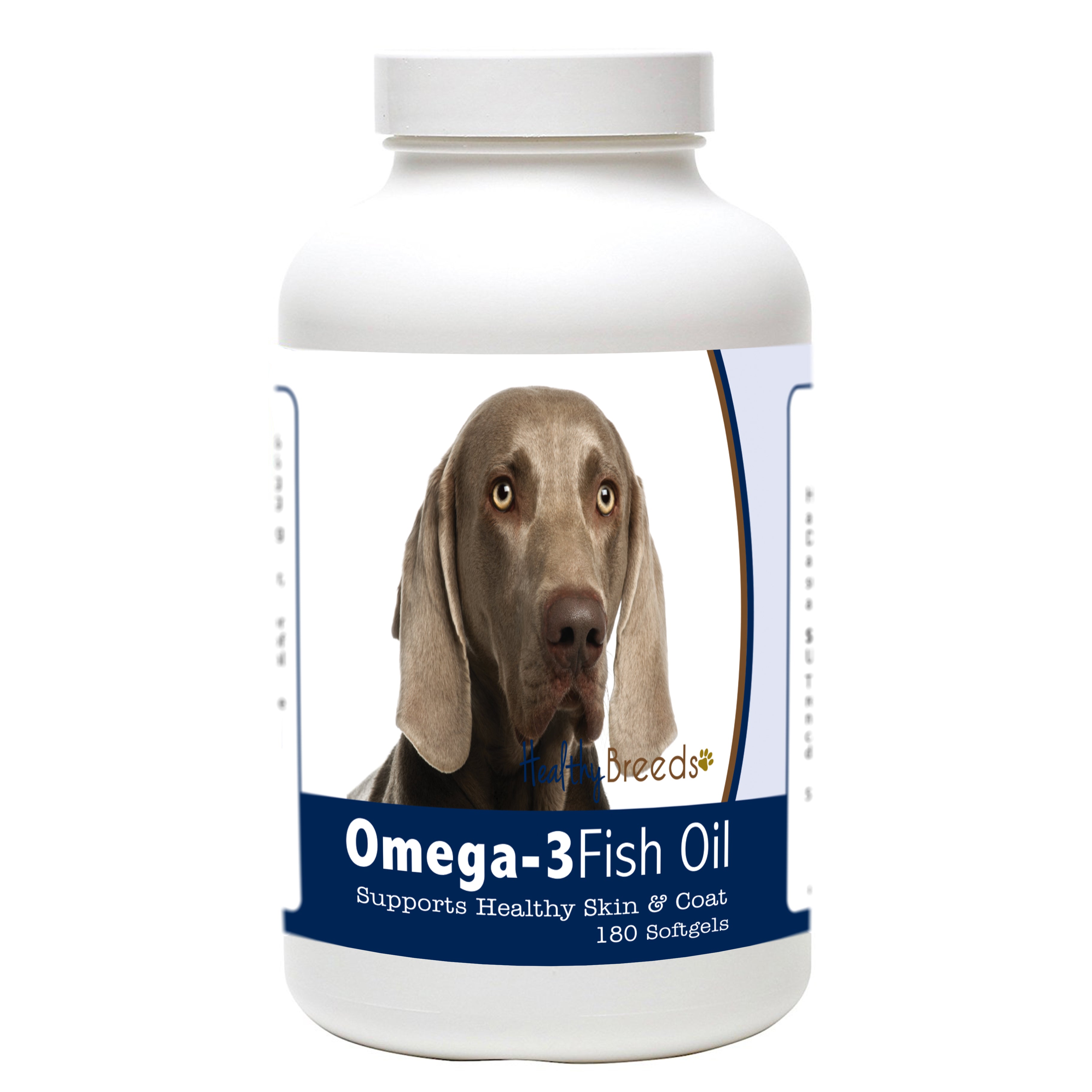 Weimaraner Omega-3 Fish Oil Softgels 180 Count