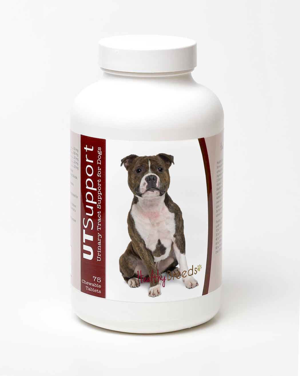 Staffordshire Bull Terrier Cranberry Chewables 75 Count