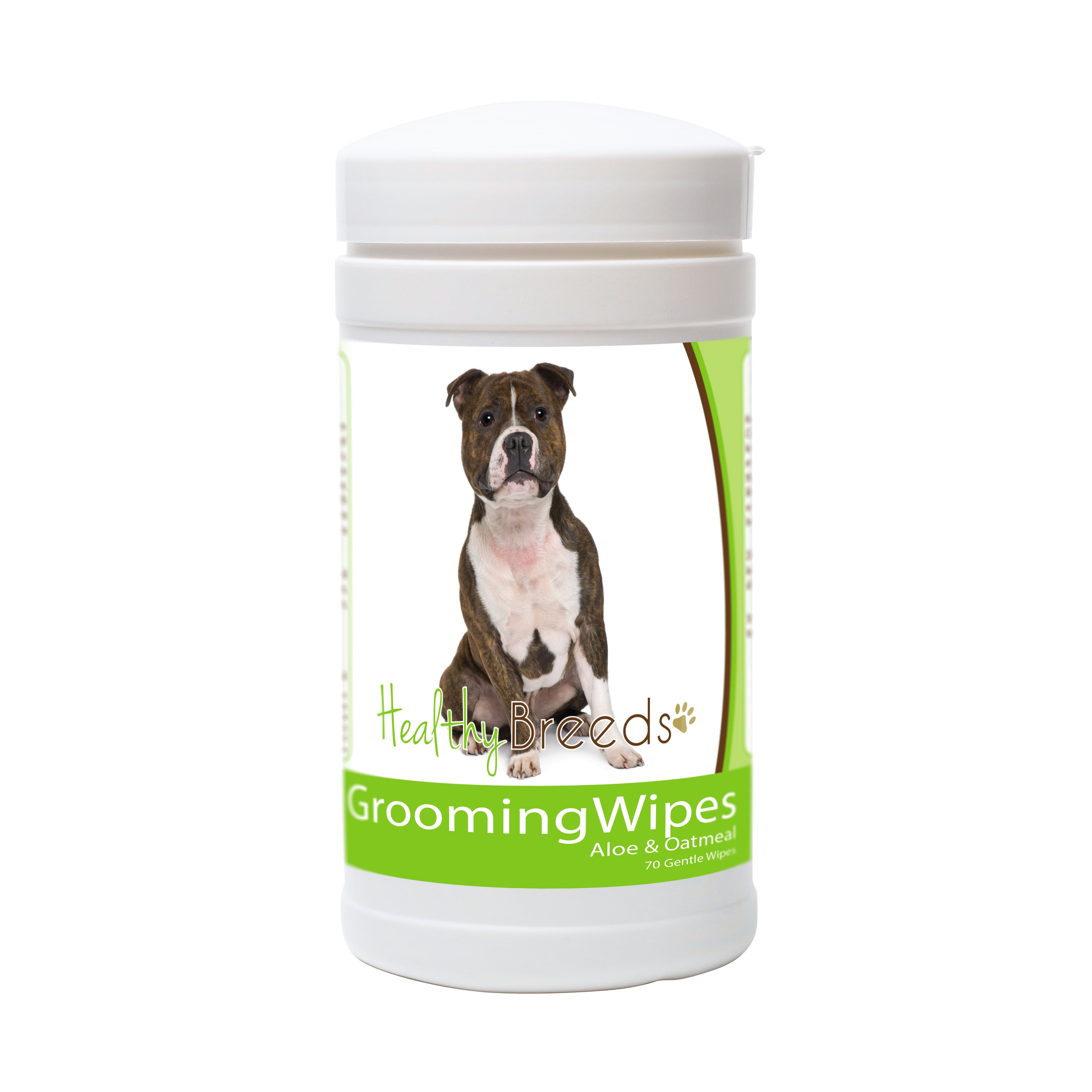 Staffordshire Bull Terrier Grooming Wipes 70 Count
