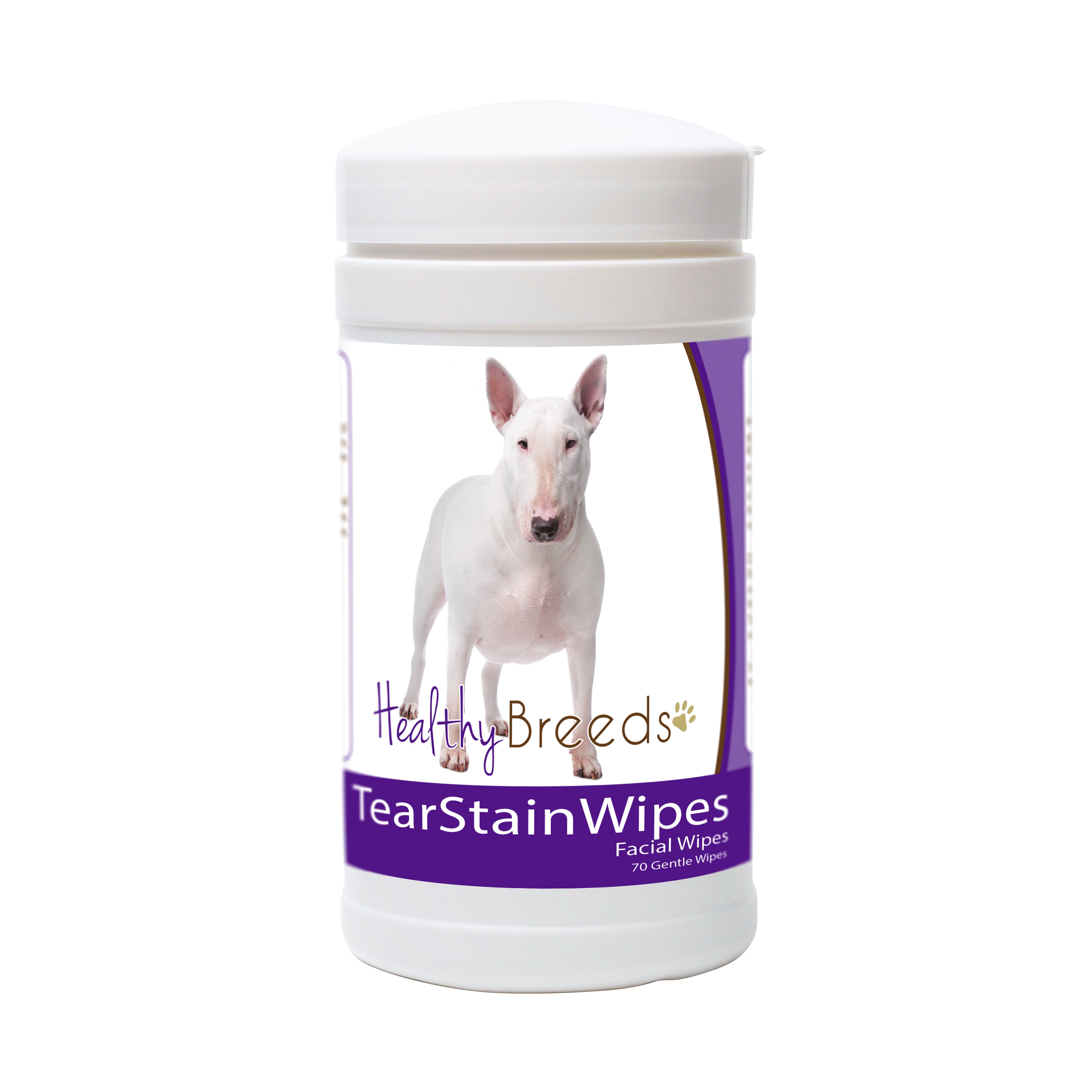 Bull Terrier Tear Stain Wipes 70 Count