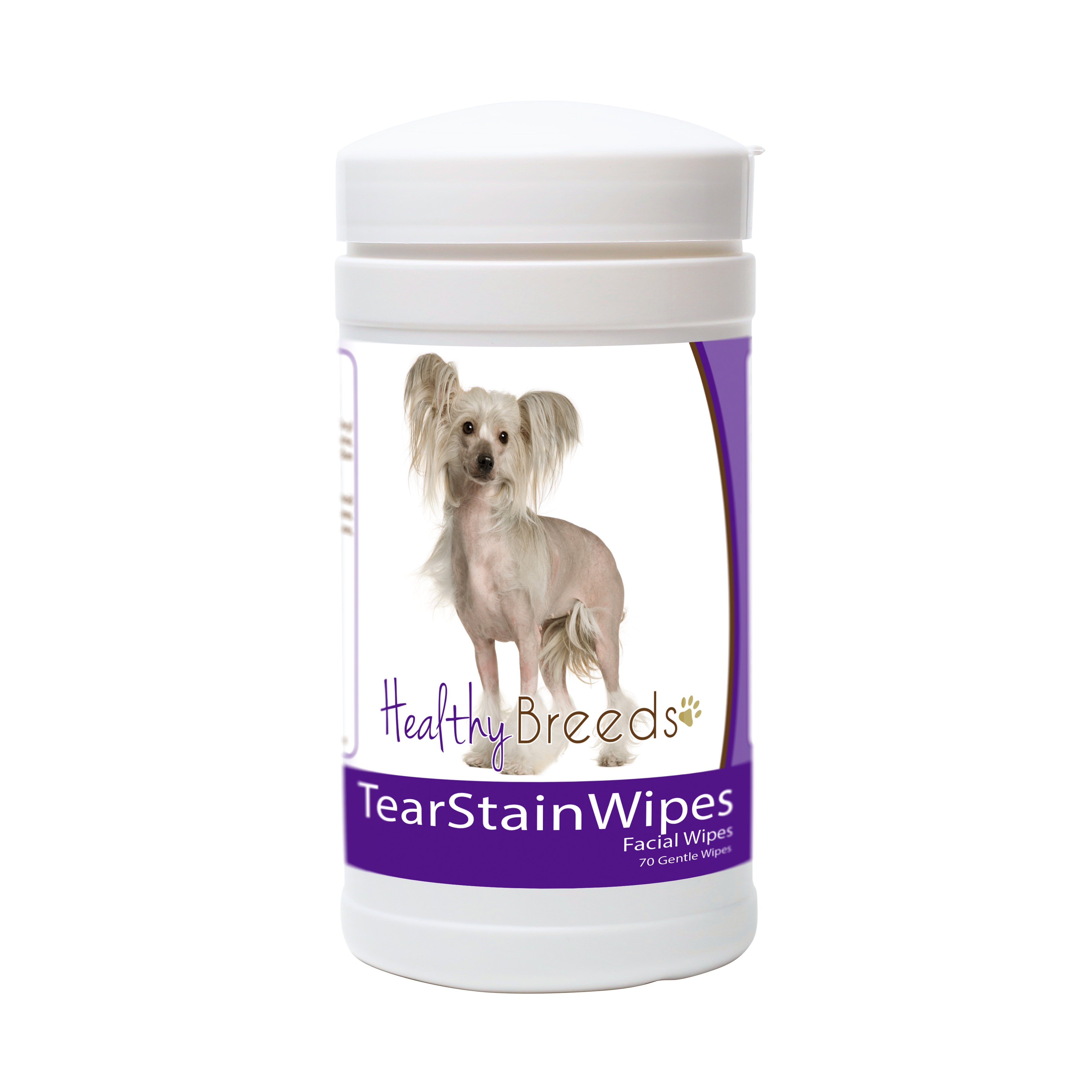 Chinese Crested Tear Stain Wipes 70 Count