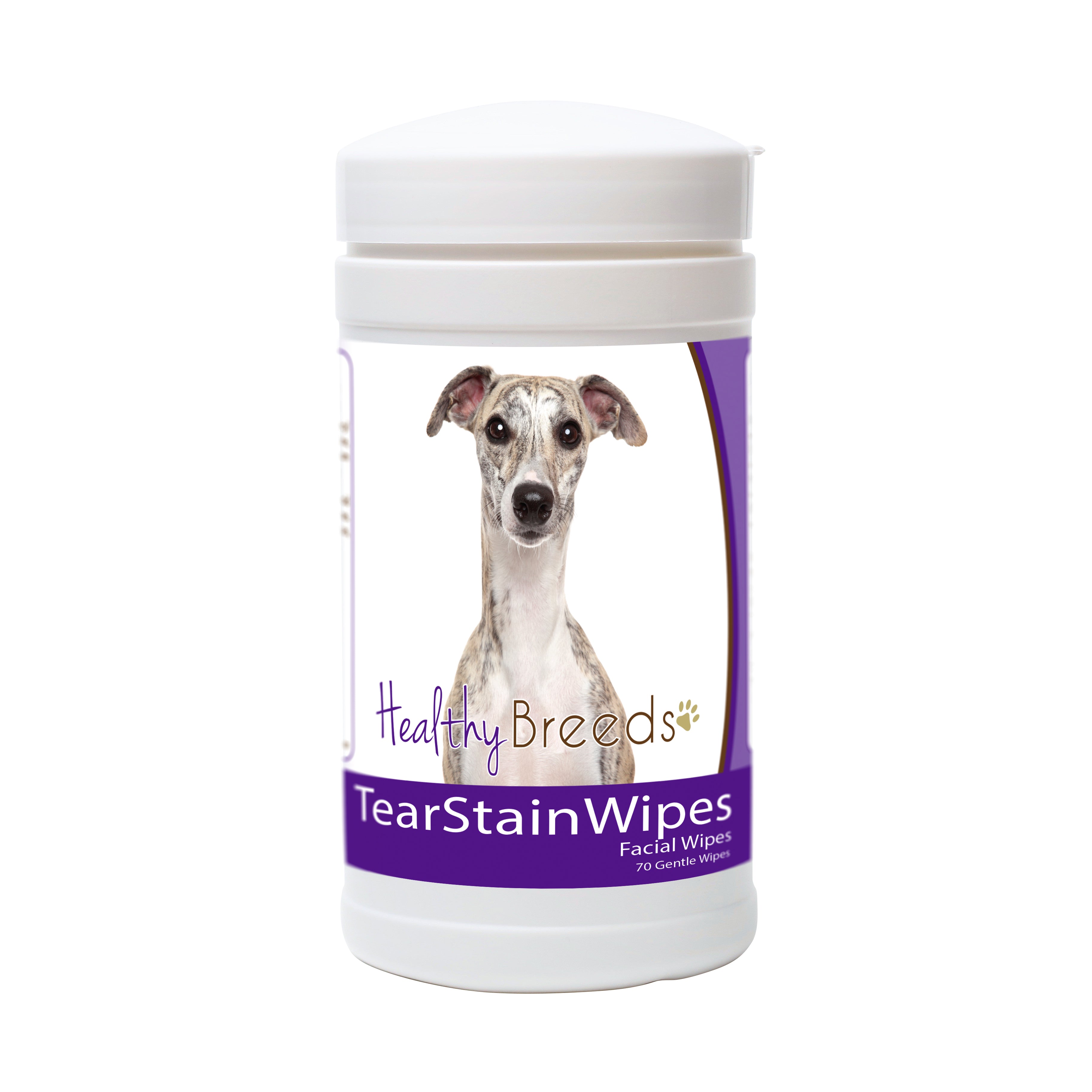 Whippet Tear Stain Wipes 70 Count