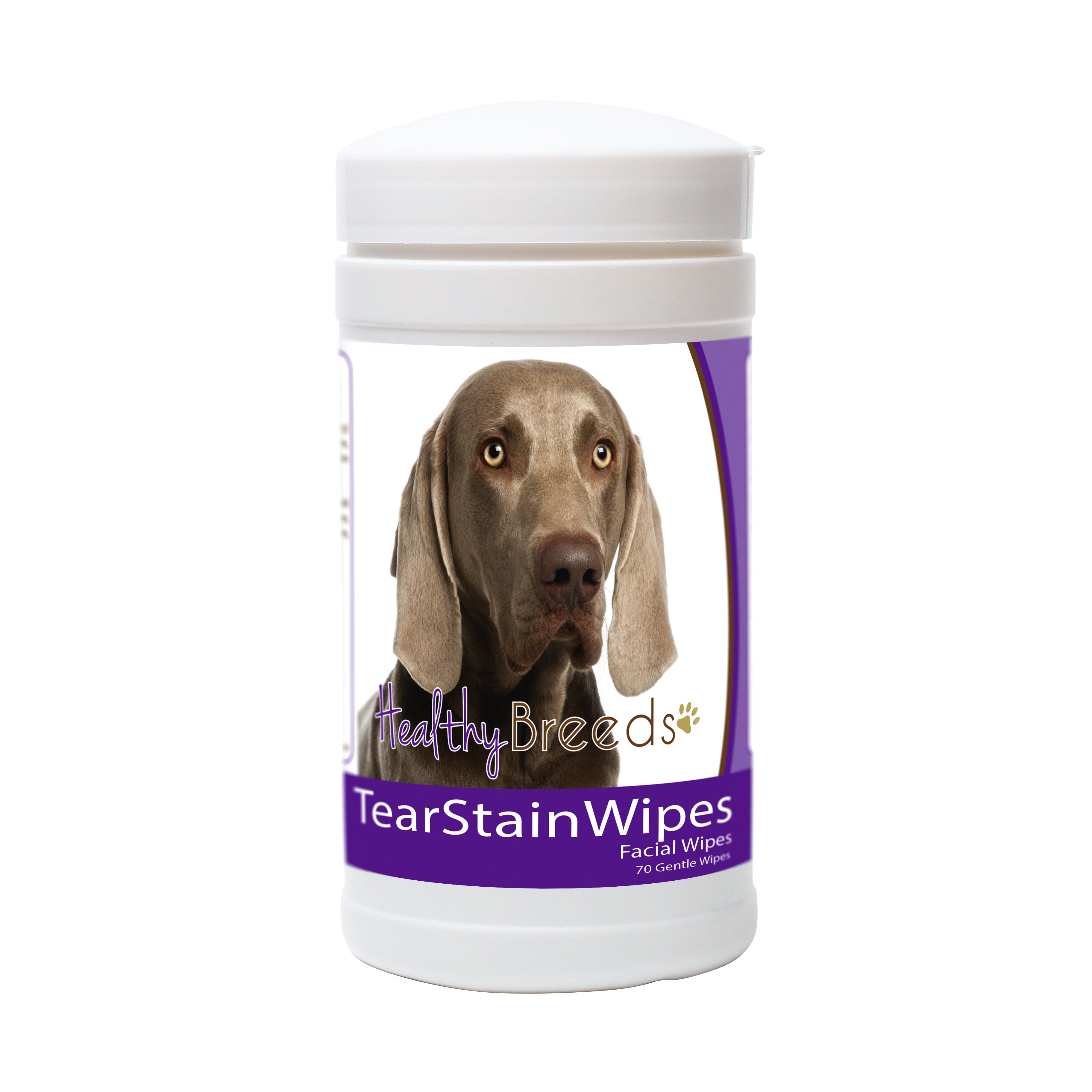 Weimaraner Tear Stain Wipes 70 Count