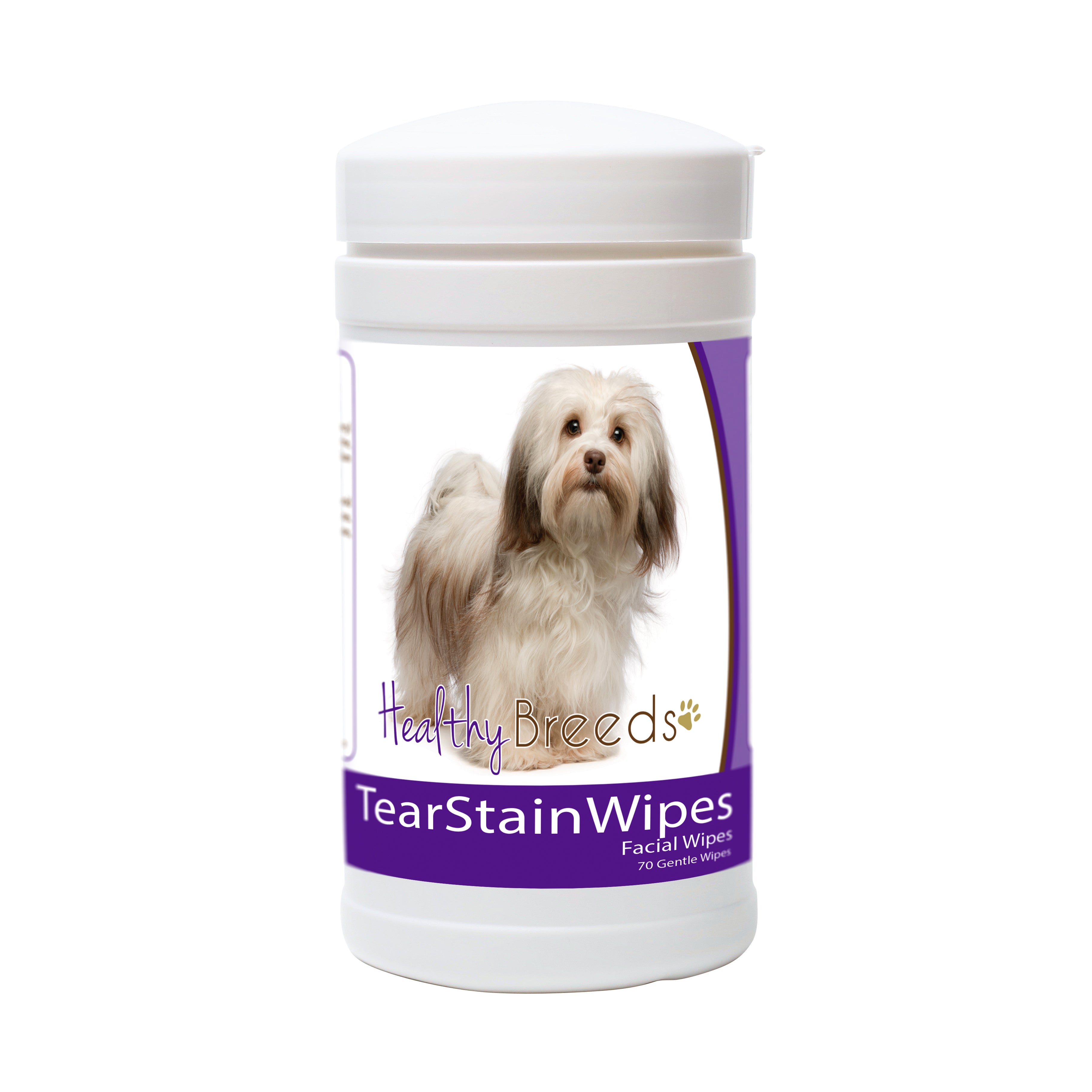 Havanese Tear Stain Wipes 70 Count