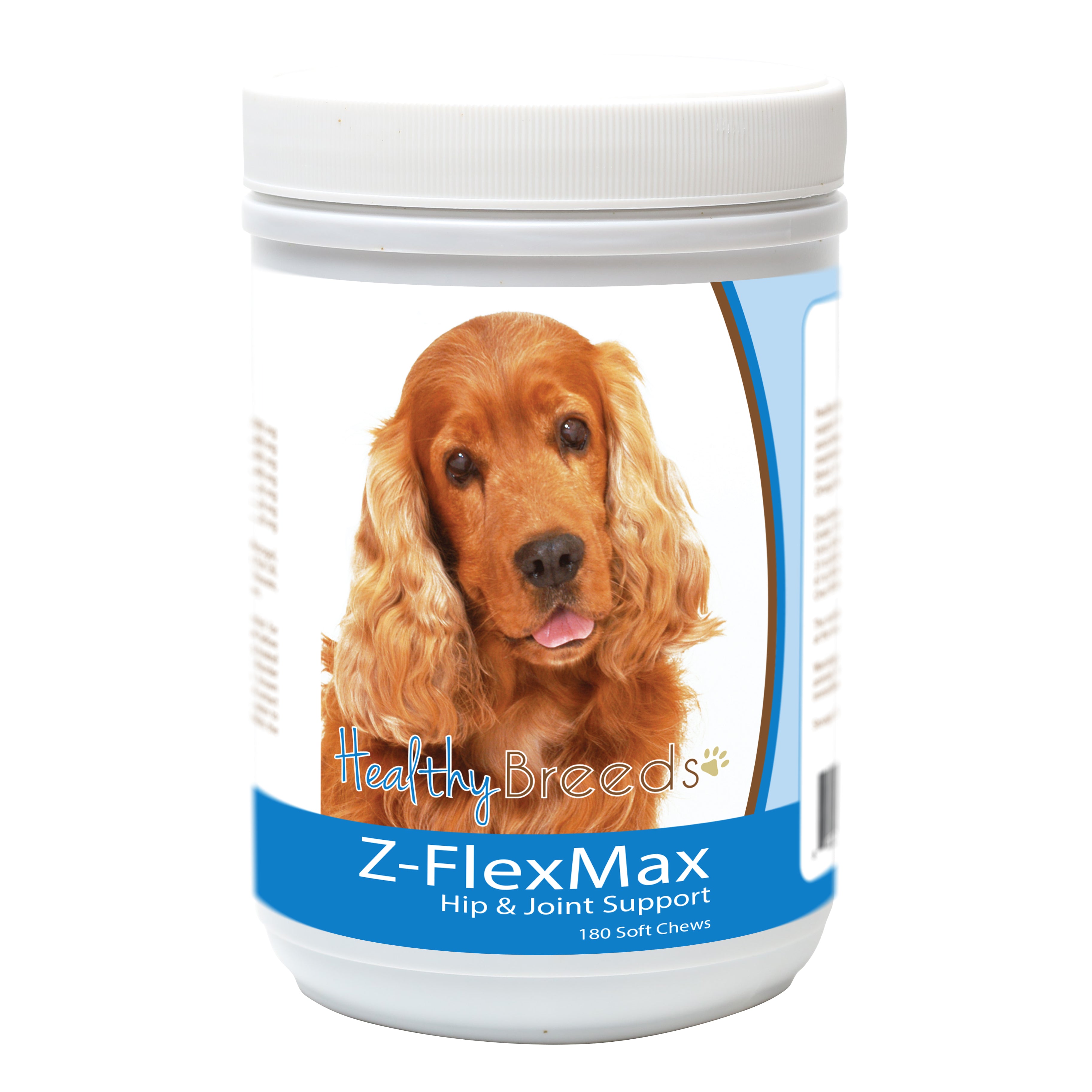 Cocker Spaniel Z-Flex Max Dog Hip and Joint Support 180 Count