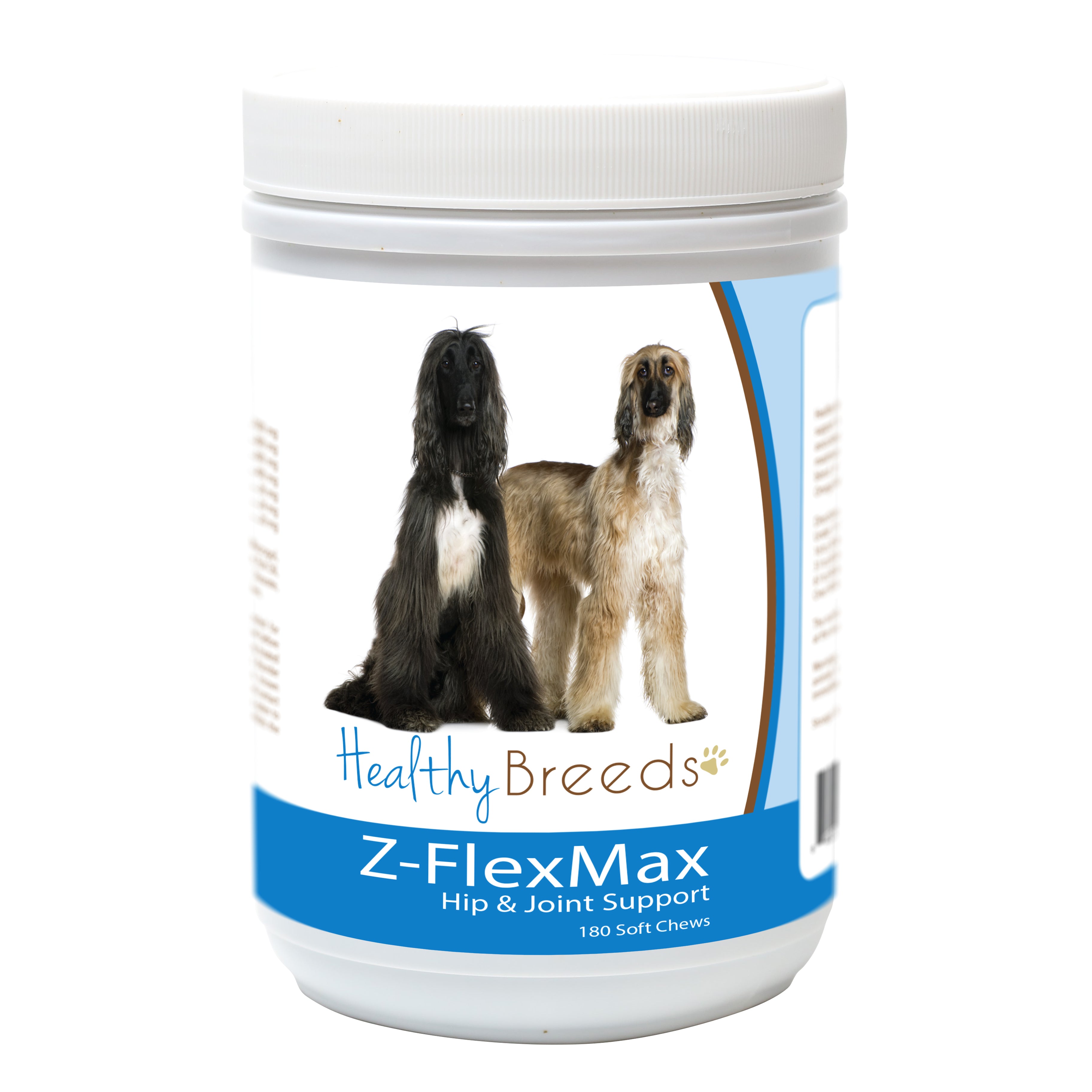 Afghan Hound Z-Flex Max Dog Hip and Joint Support 180 Count