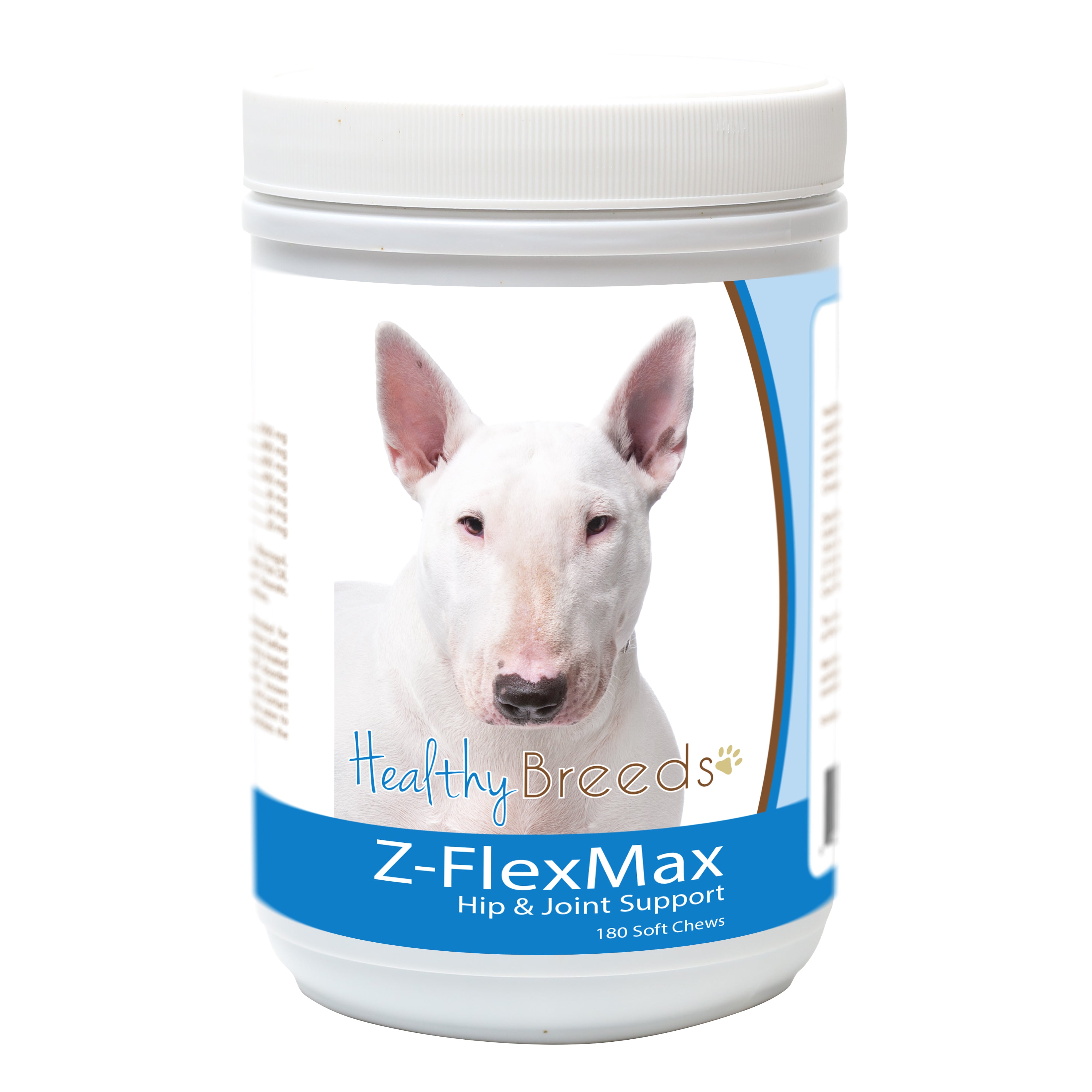 Bull Terrier Z-Flex Max Dog Hip and Joint Support 180 Count