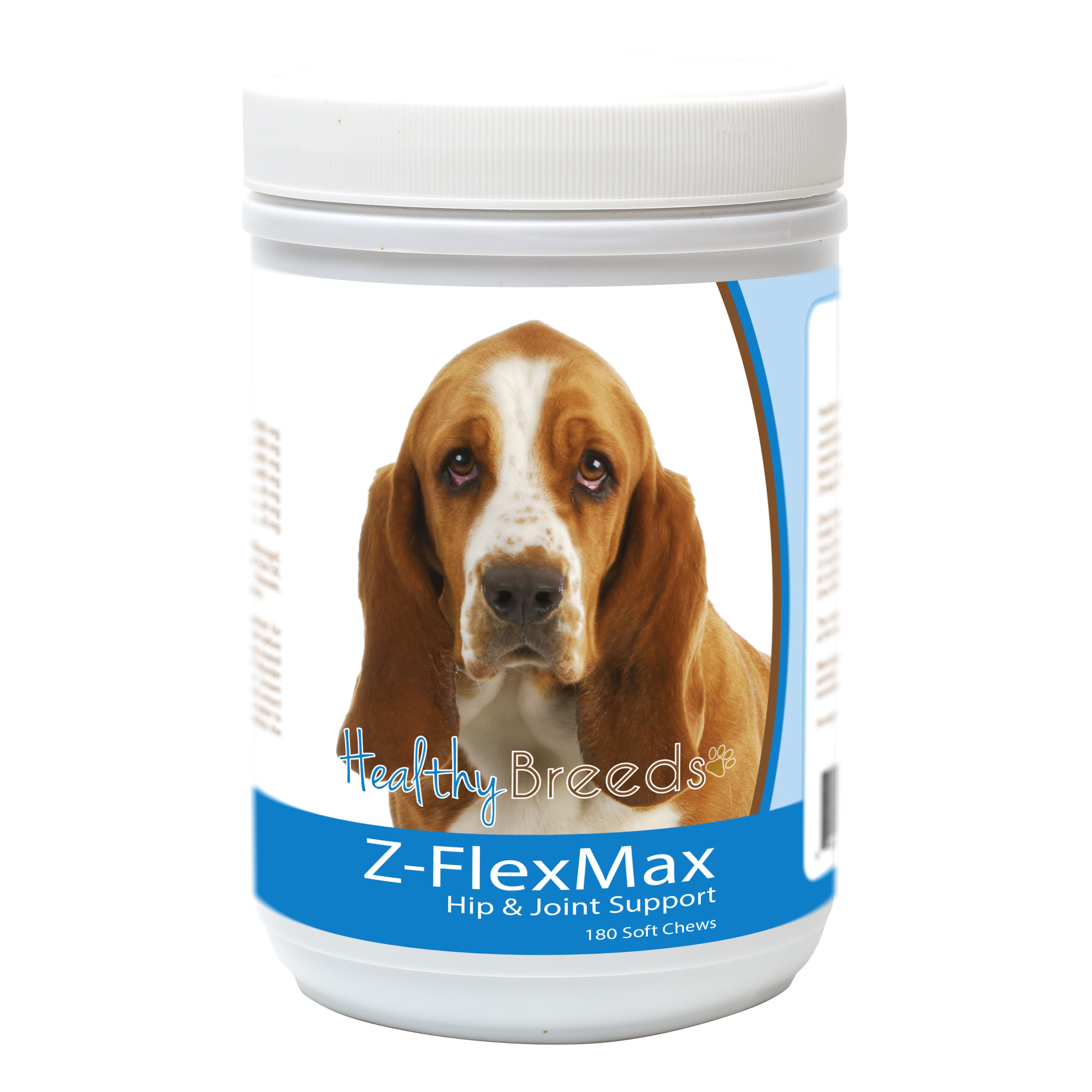 Basset Hound Z-Flex Max Dog Hip and Joint Support 180 Count