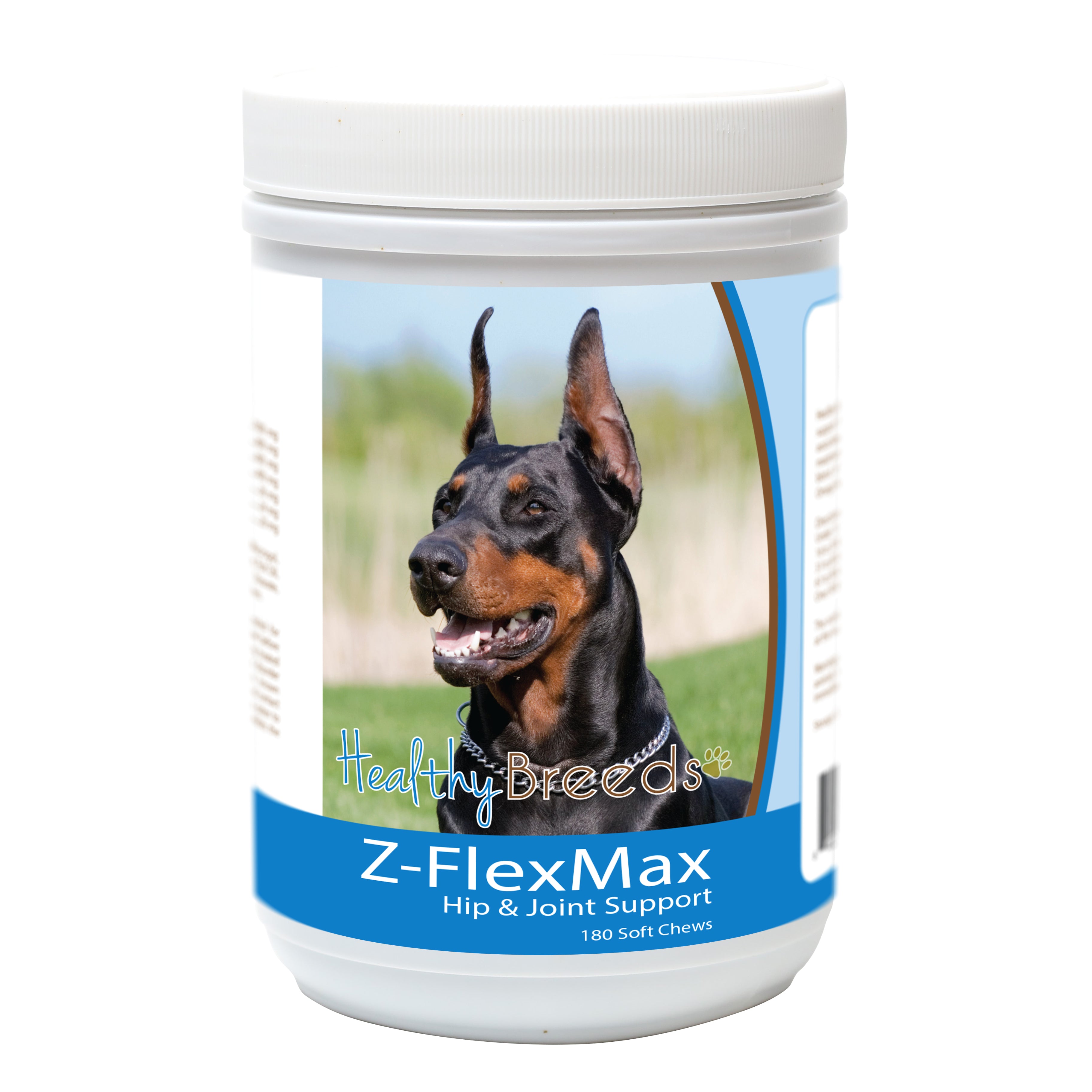 Doberman Pinscher Z-Flex Max Dog Hip and Joint Support 180 Count