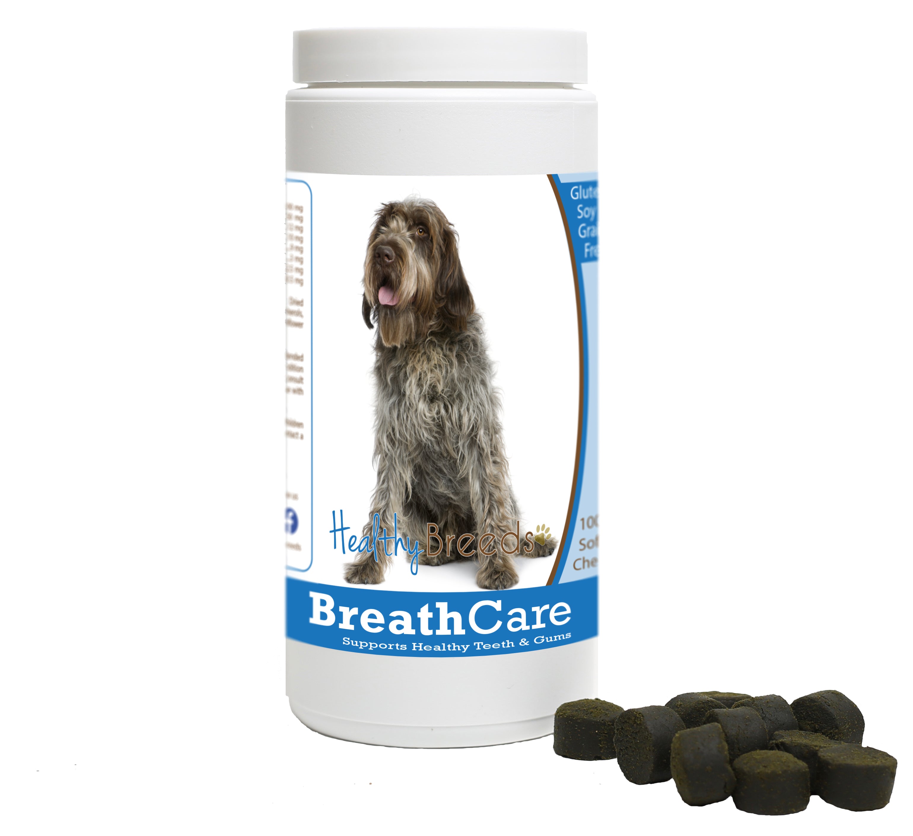 Wirehaired Pointing Griffon Breath Care Soft Chews for Dogs 60 Count