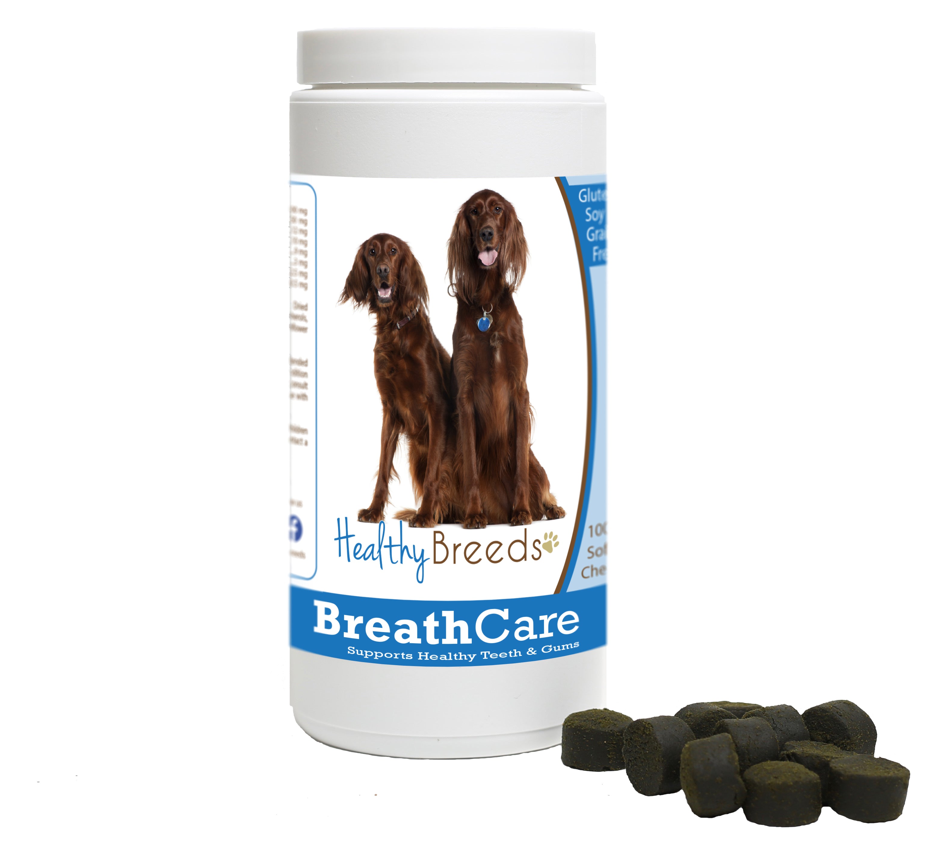 Irish Setter Breath Care Soft Chews for Dogs 60 Count