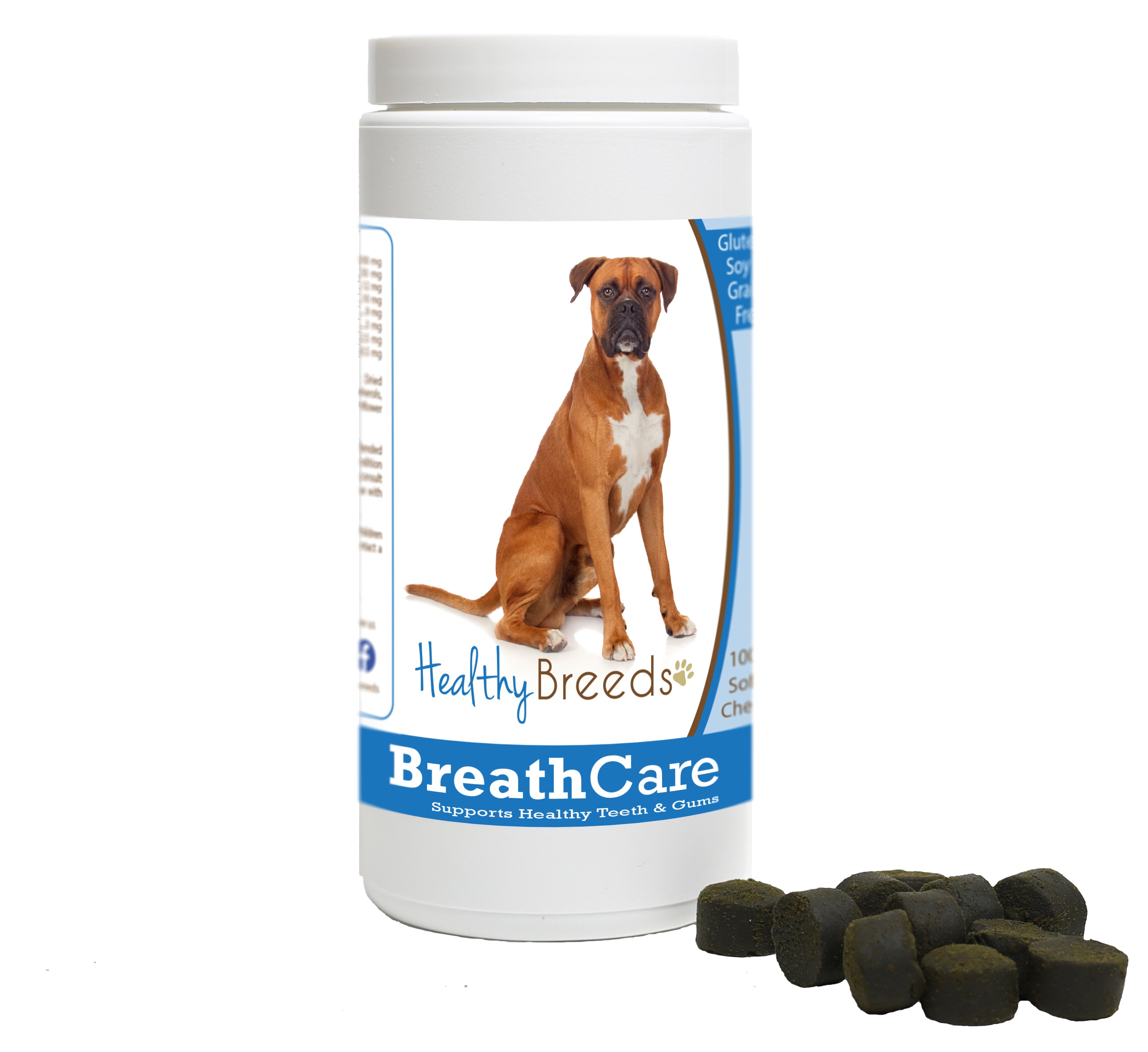Boxer Breath Care Soft Chews for Dogs 60 Count