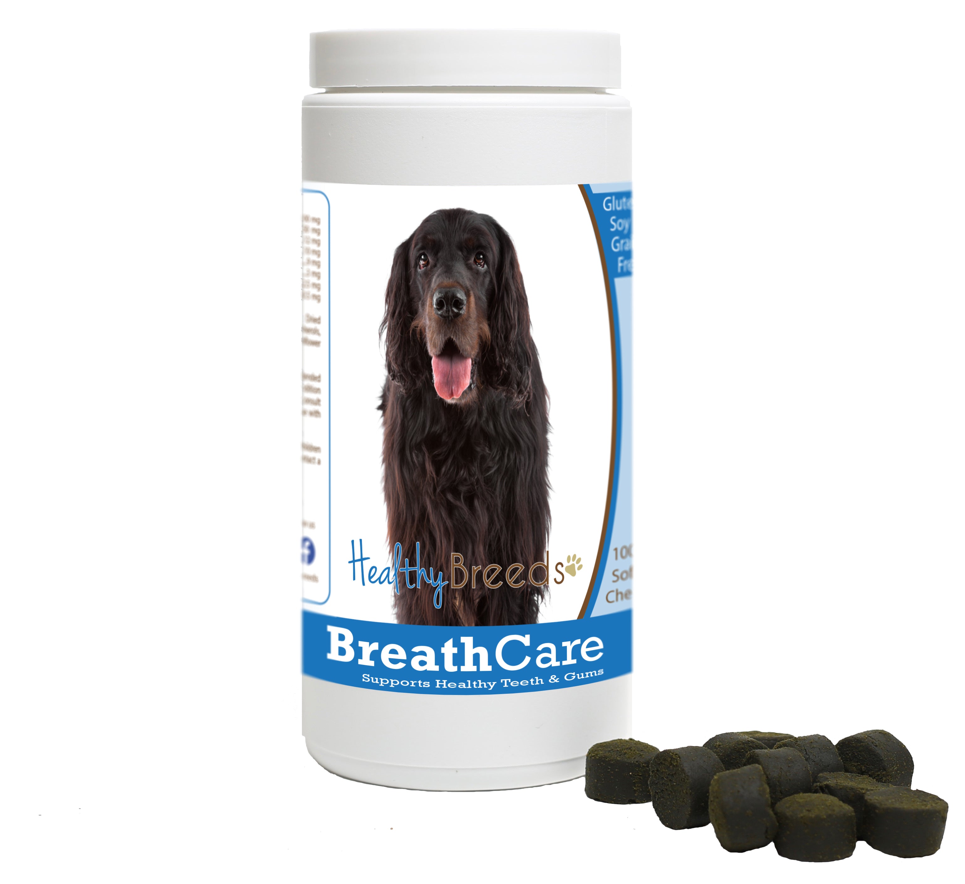 Gordon Setter Breath Care Soft Chews for Dogs 60 Count