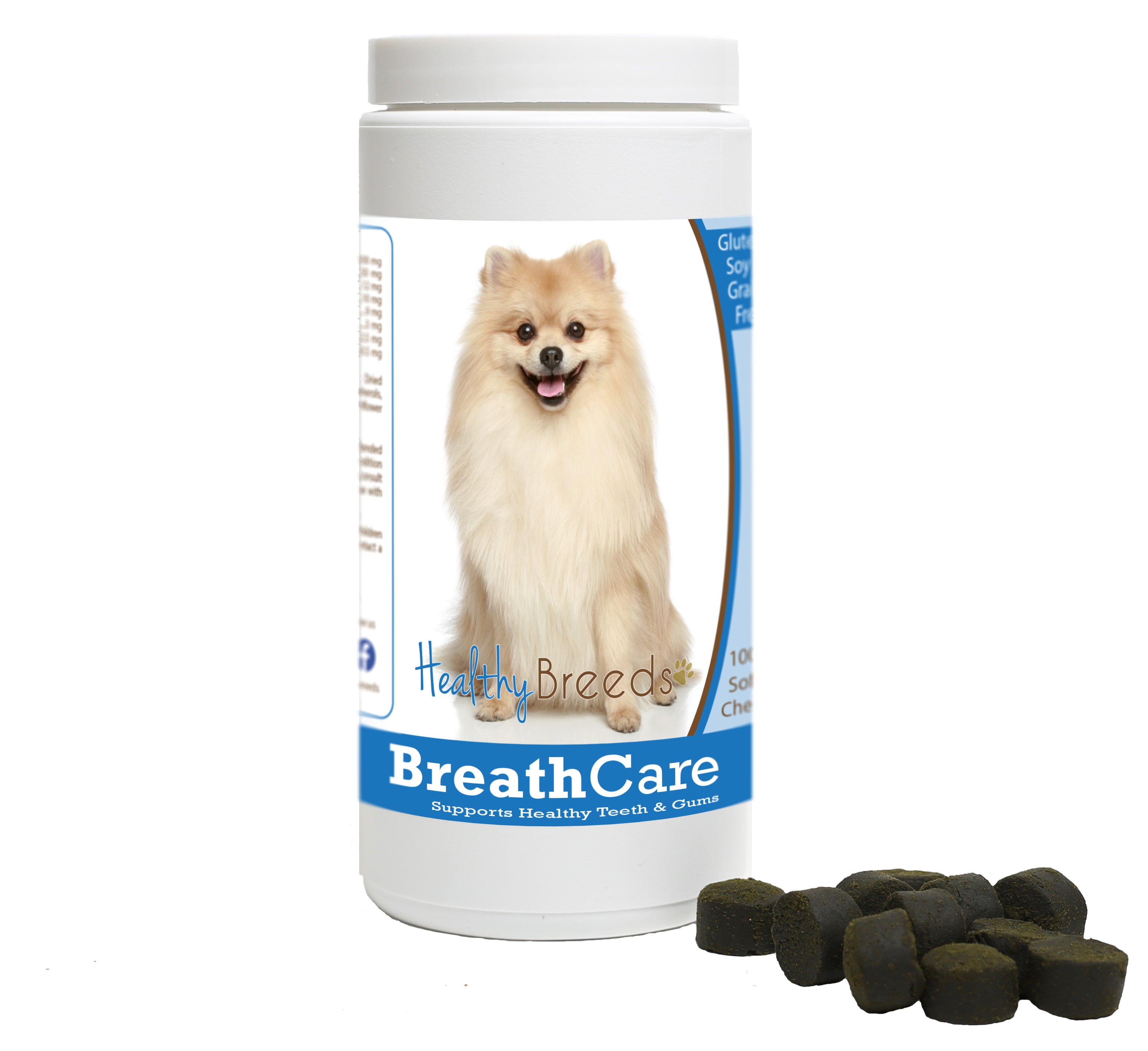 Pomeranian Breath Care Soft Chews for Dogs 60 Count