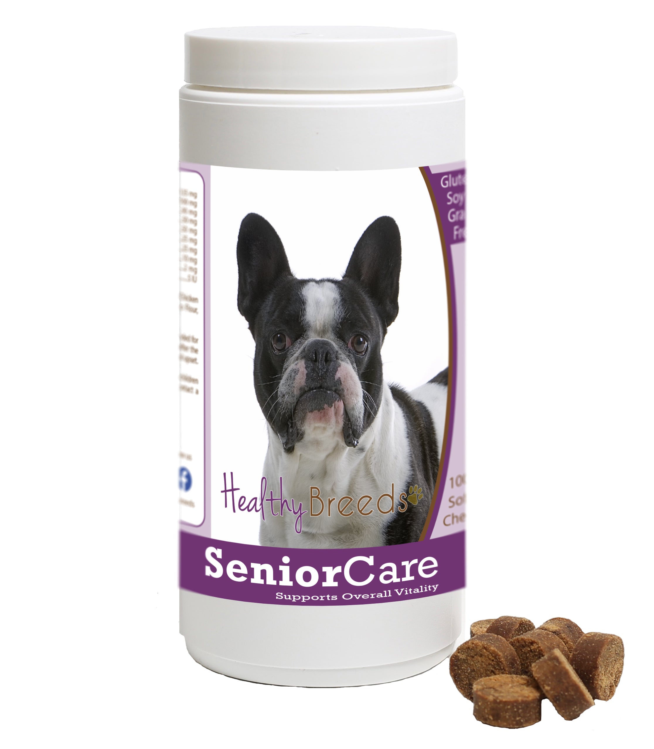 French Bulldog Senior Dog Care Soft Chews 100 Count